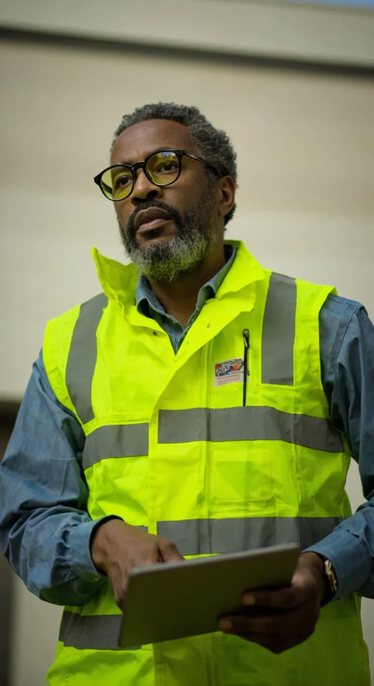 ai character: Mr dunkley  background