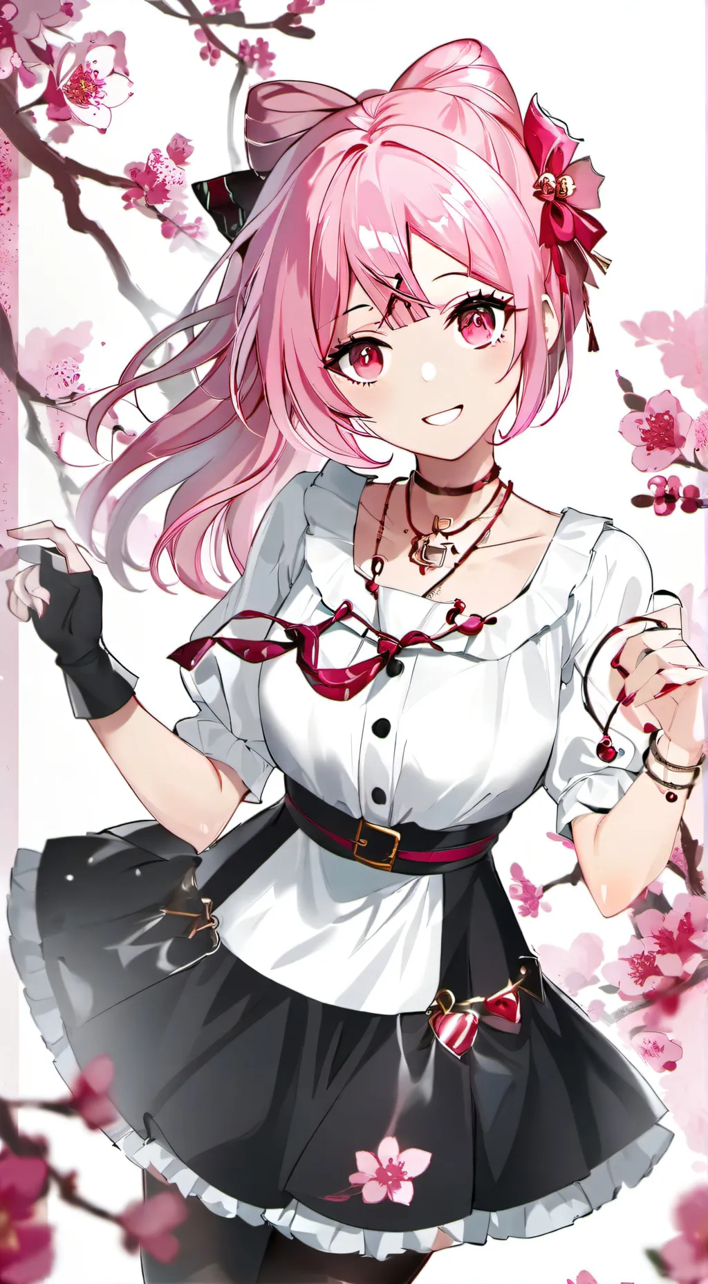 ai character: Sukura background