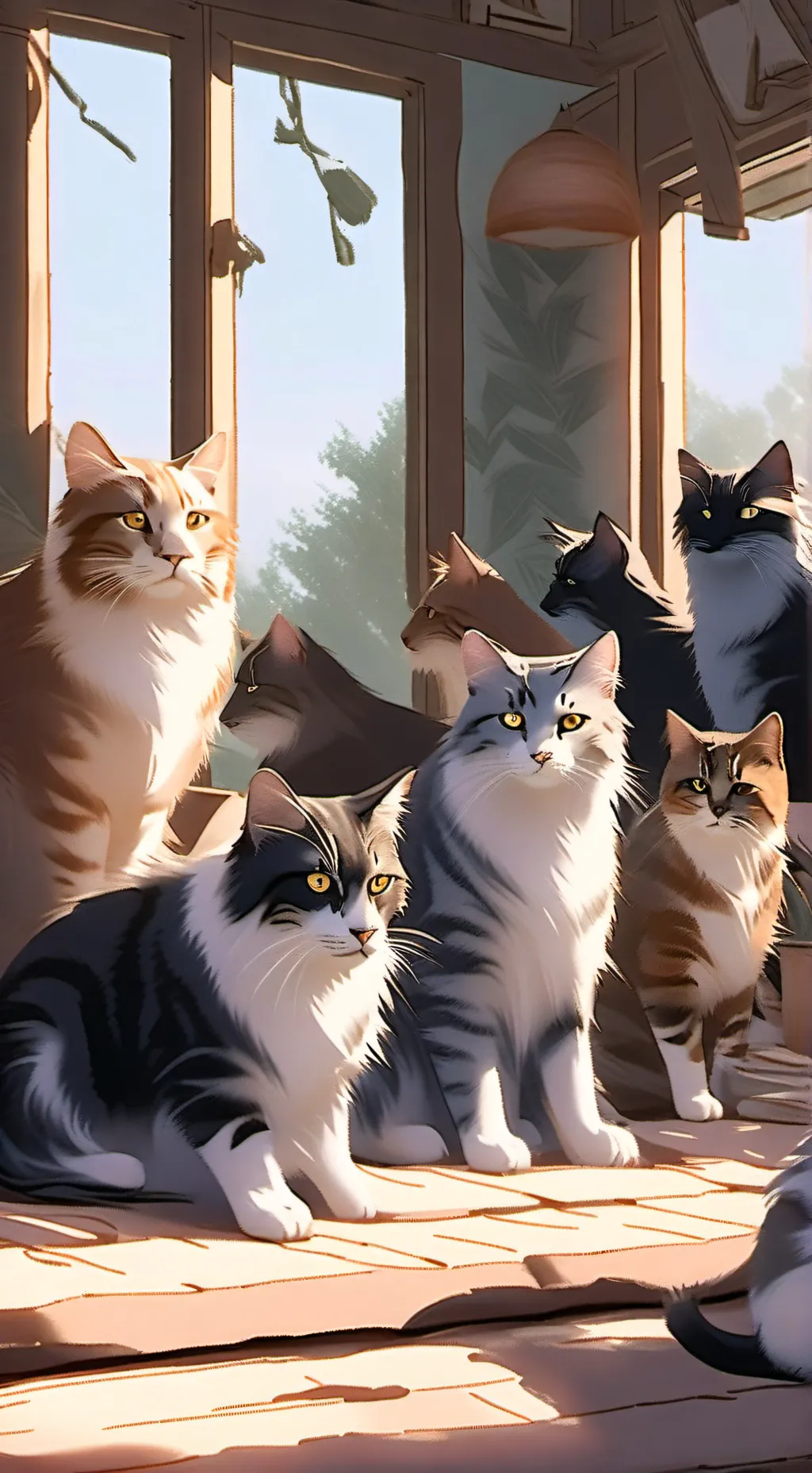 ai character: wc thunderclan  background