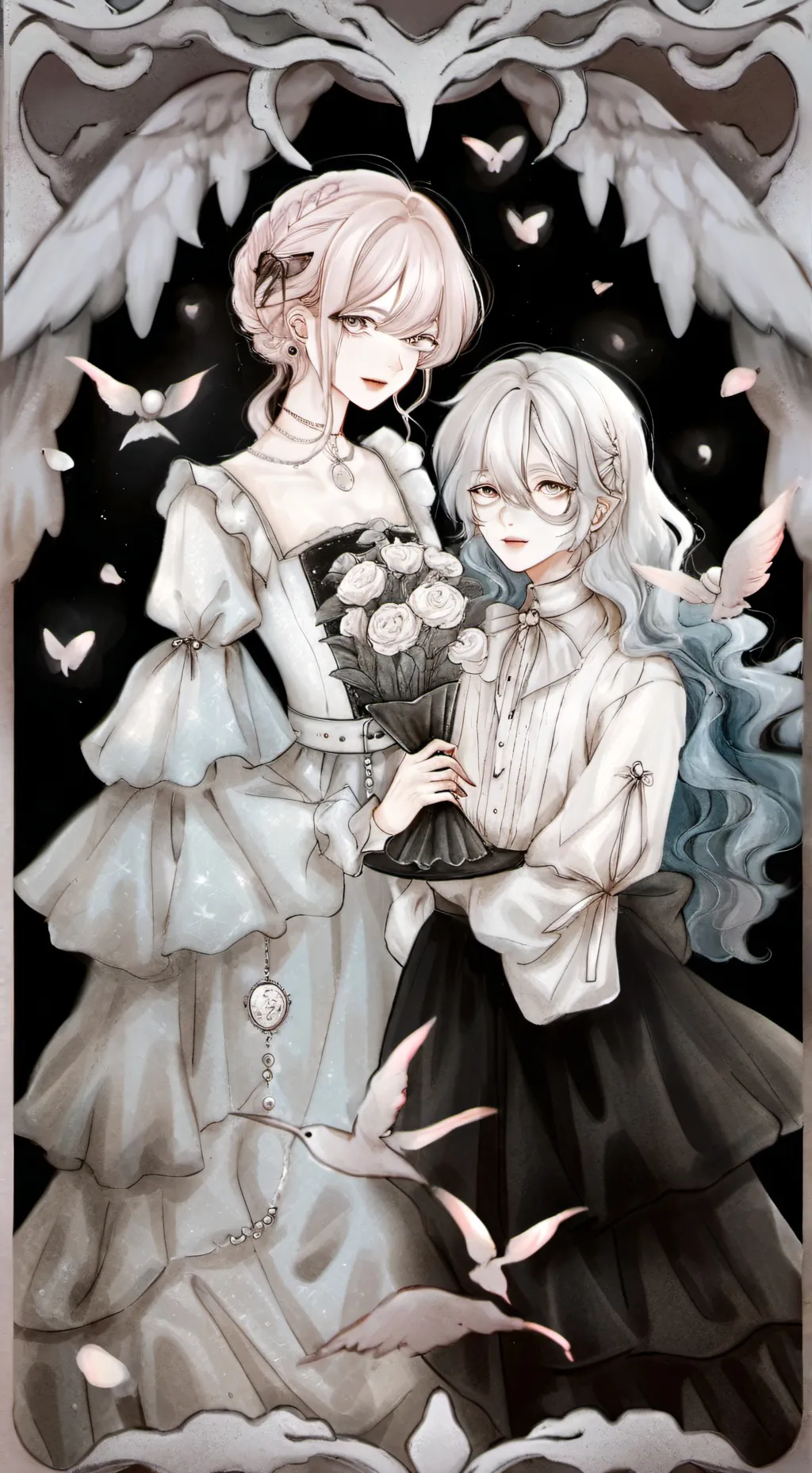 ai character: Demon slayer◡̈ background