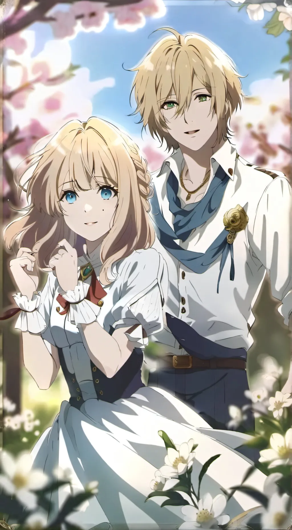 ai character: nea and zaniel background