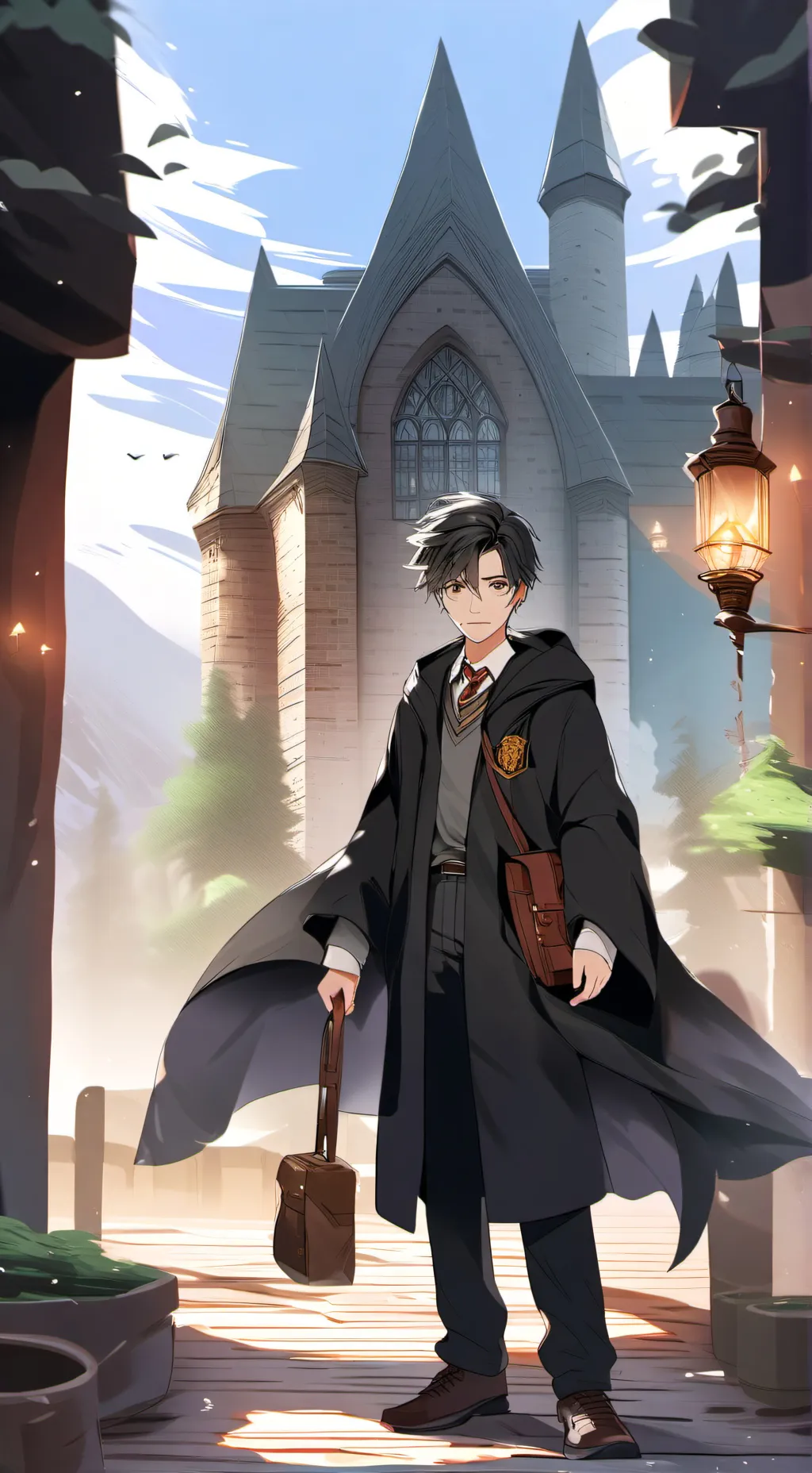 ai character: Harry Potter background