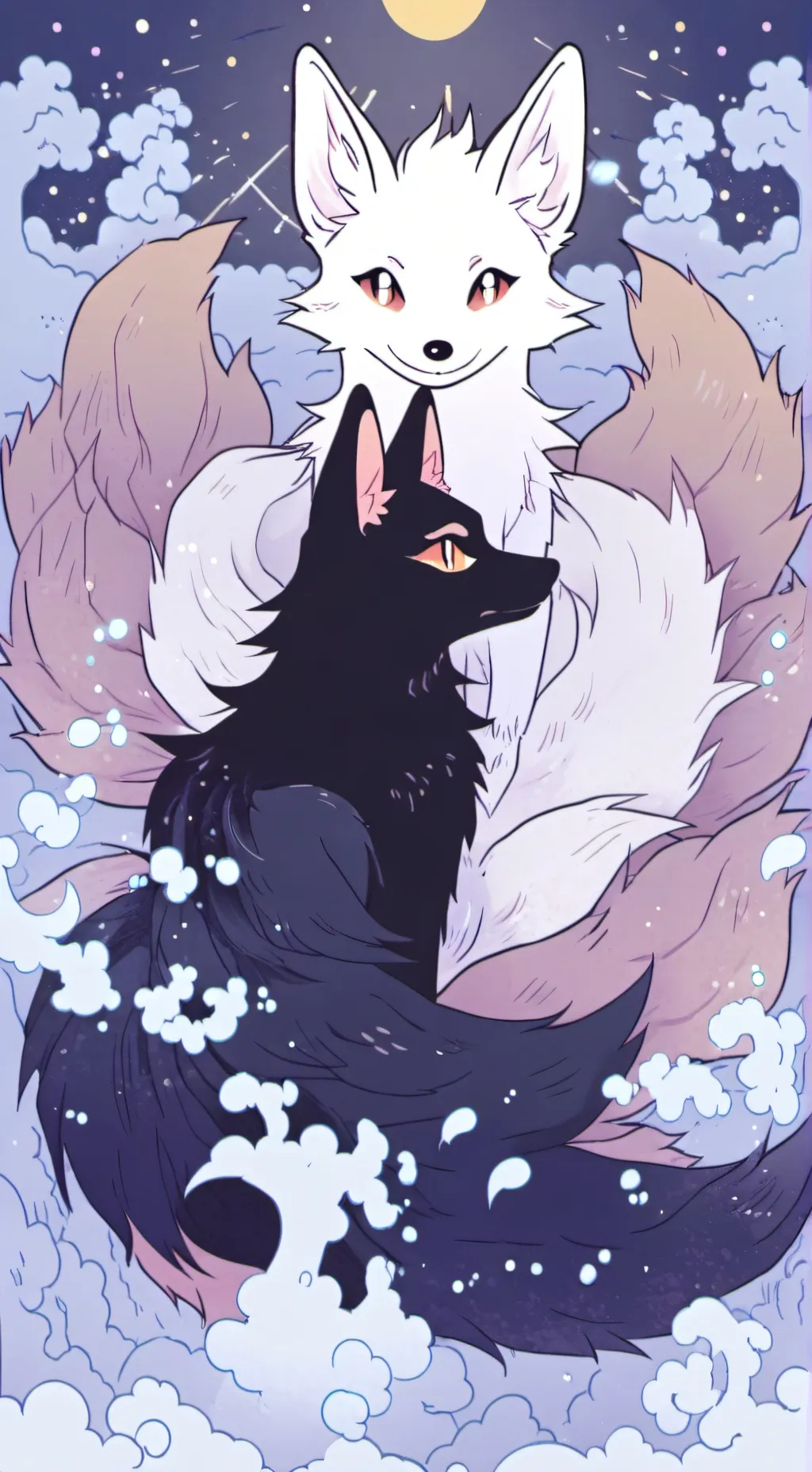 ai character: kitsune clan  background