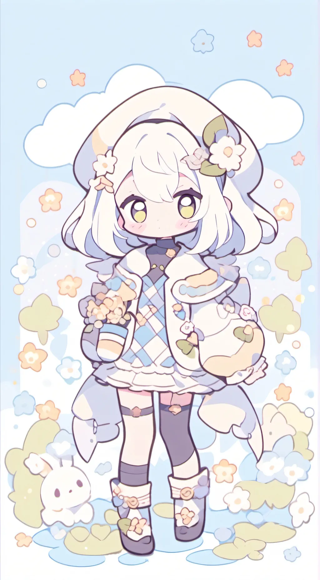 ai character: Table mad background