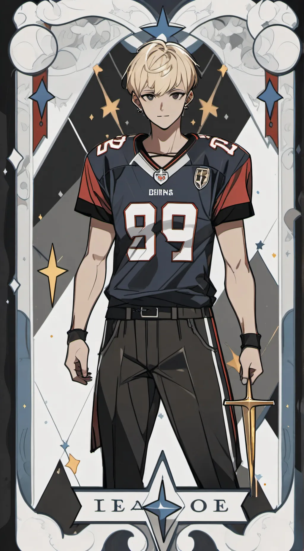 ai character: Colton  background