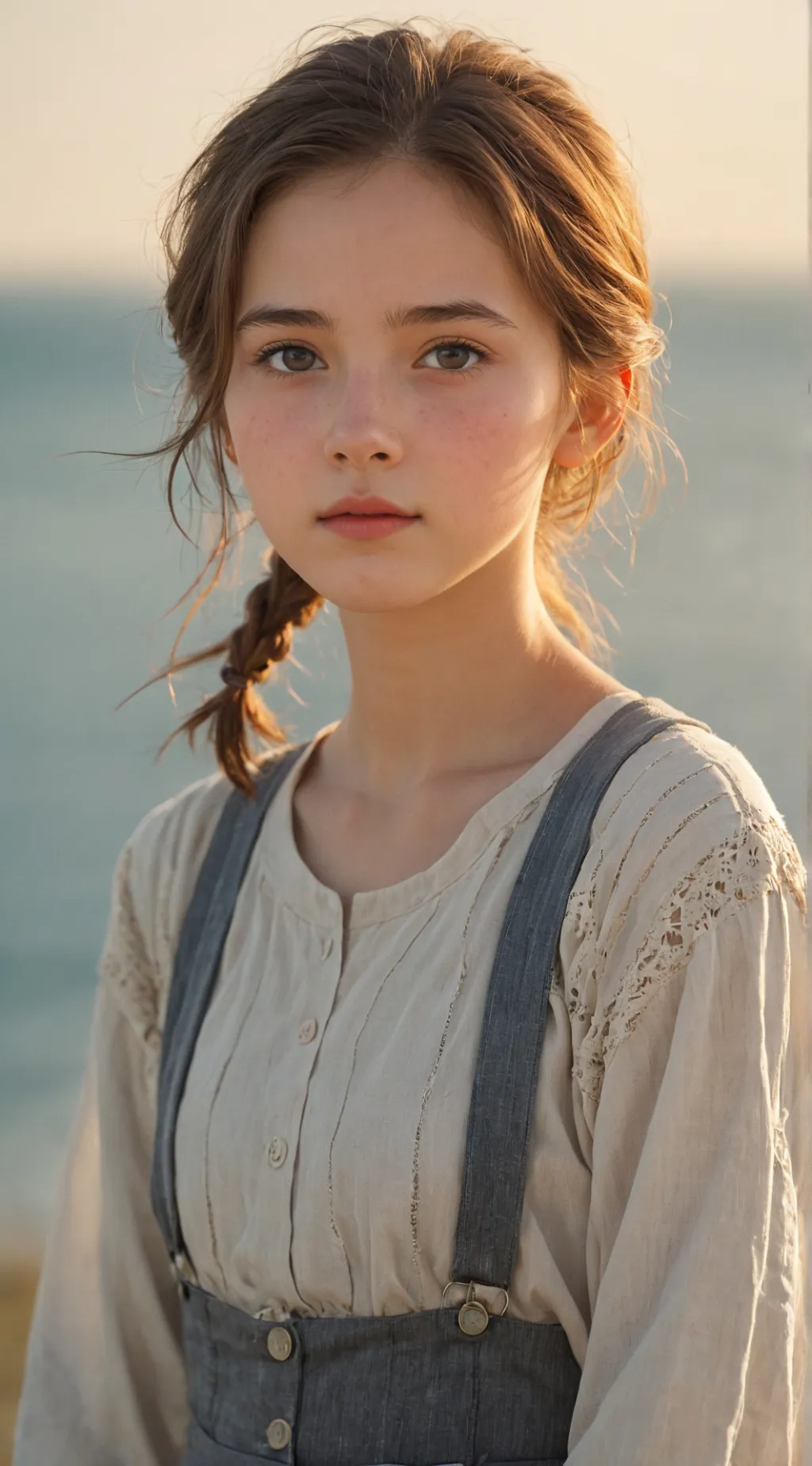 ai character: Girl background