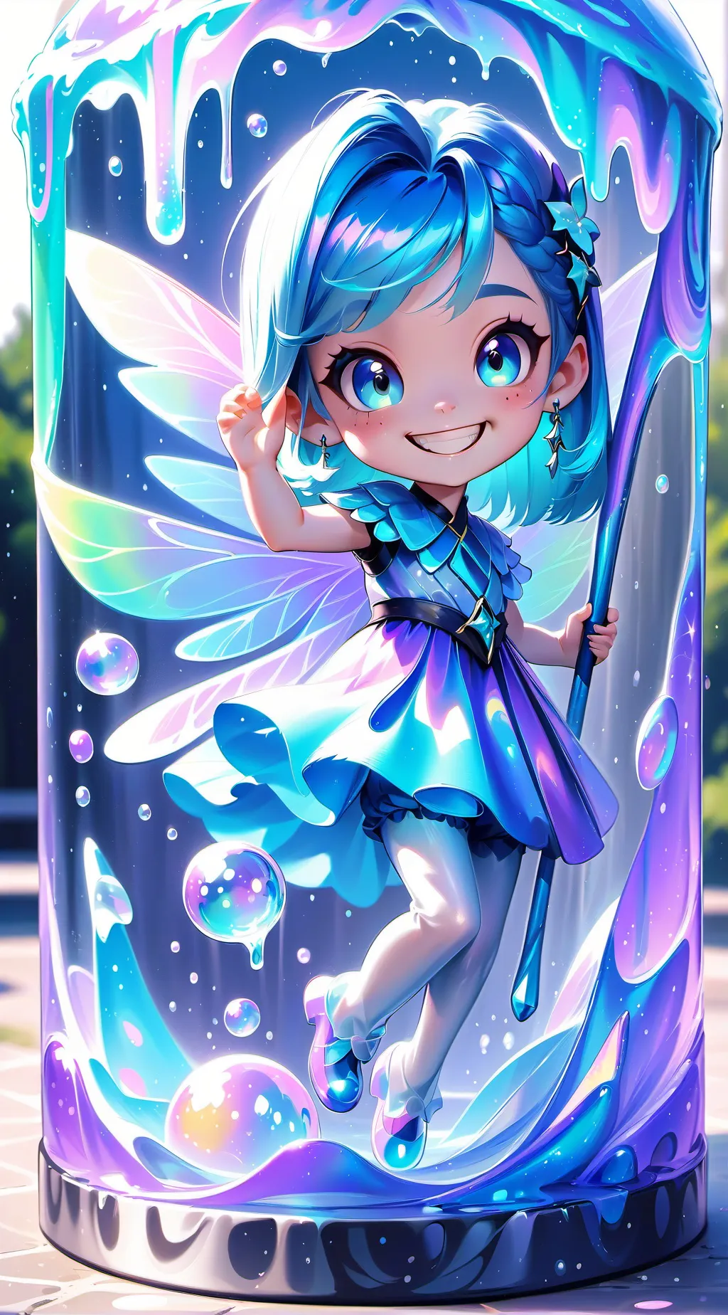 ai character: Fairy background