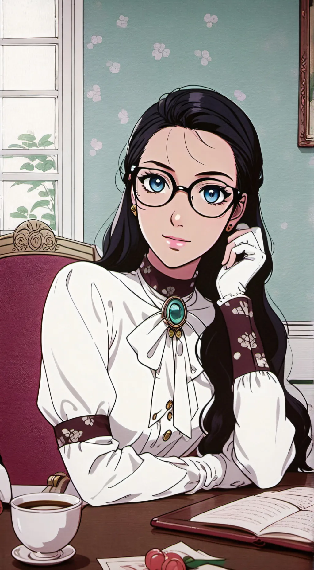 ai character: Joy background