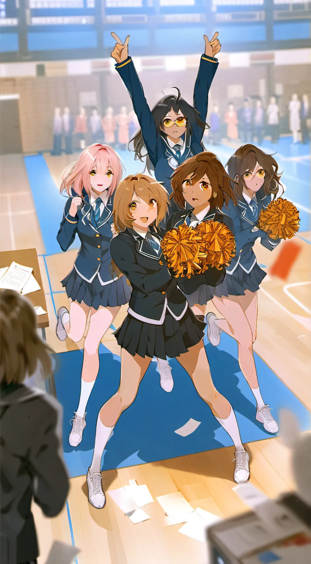 ai character: Cheertryouts <3 background