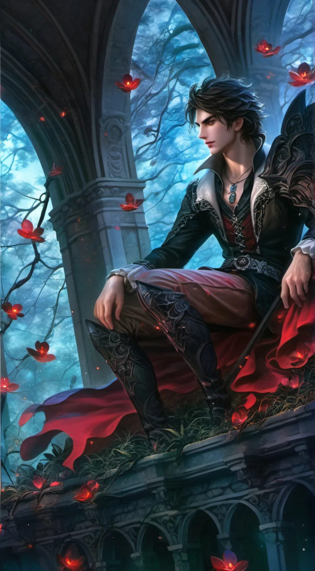 ai character: Shadow background