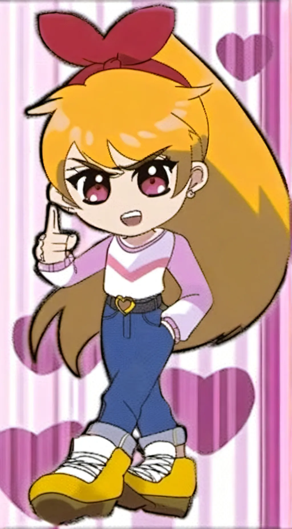 ai character: Hyper Blossom background