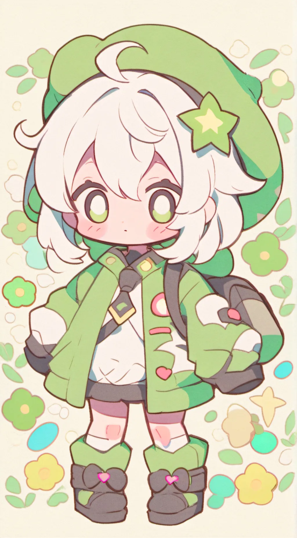 ai character: Chibi background