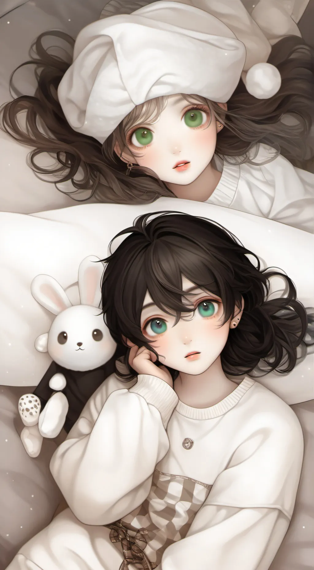 ai character: Nina and Rin background