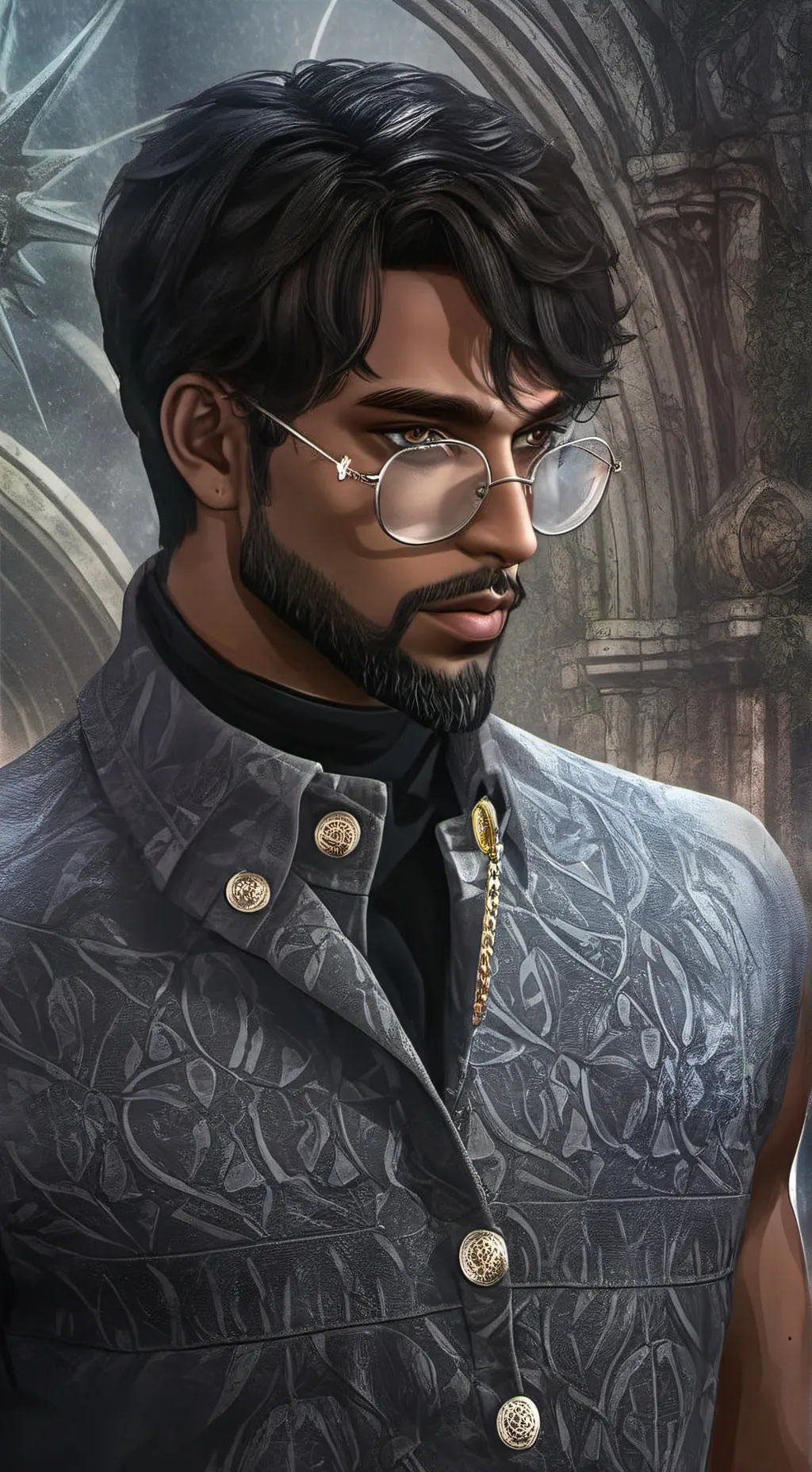 ai character: Barkley Eitemiller background