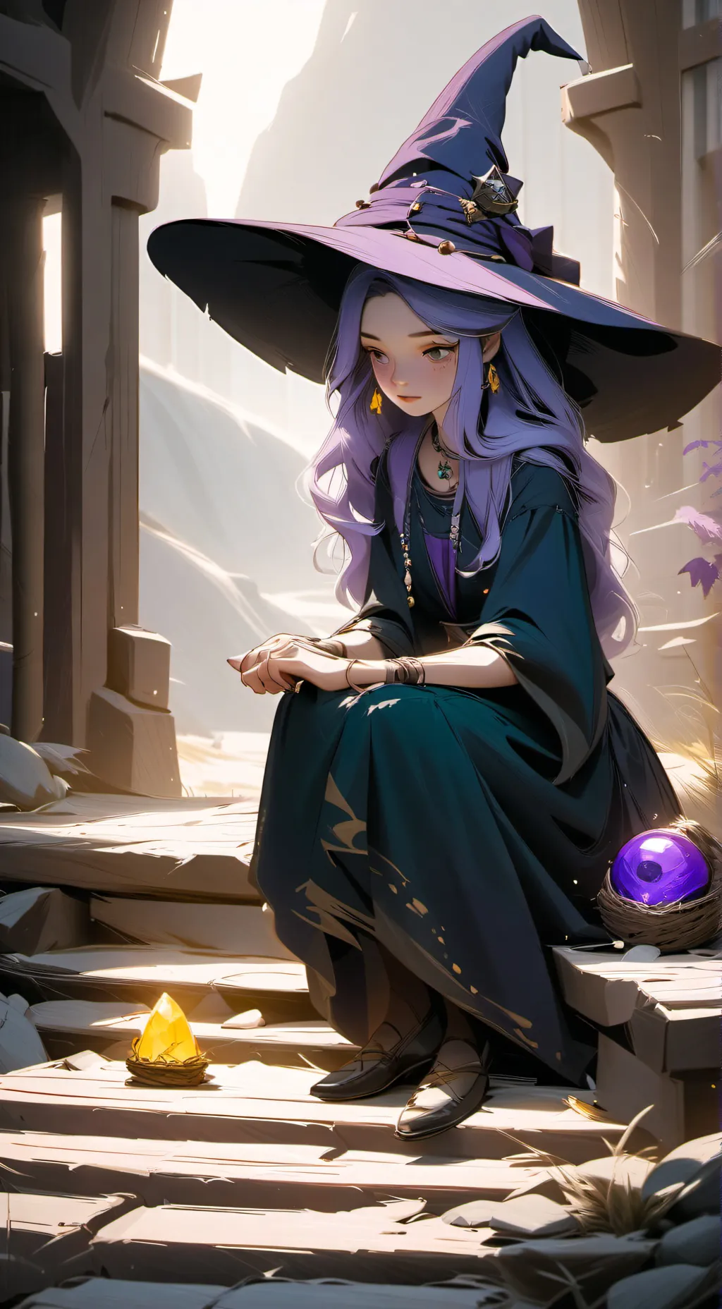 ai character: one background