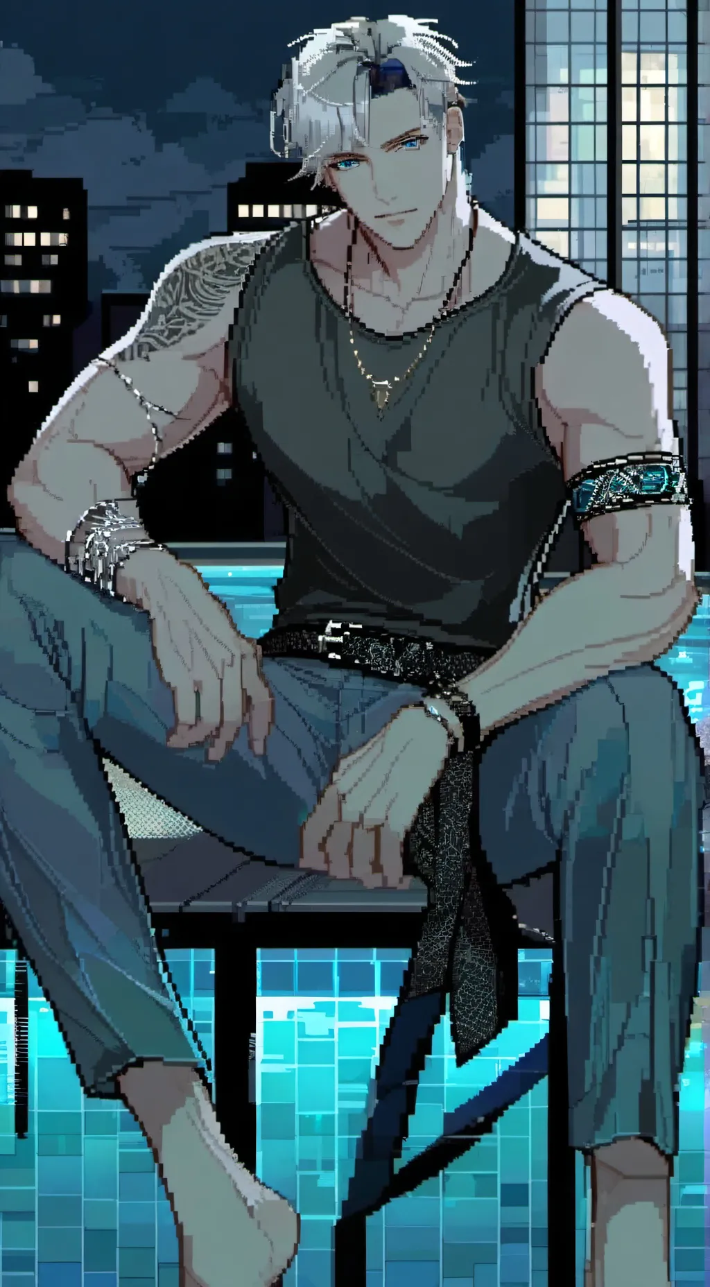 ai character: Harrison Damian background