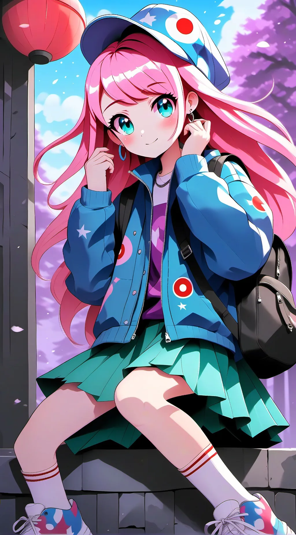 ai character: CHAT SPRUNKI   background