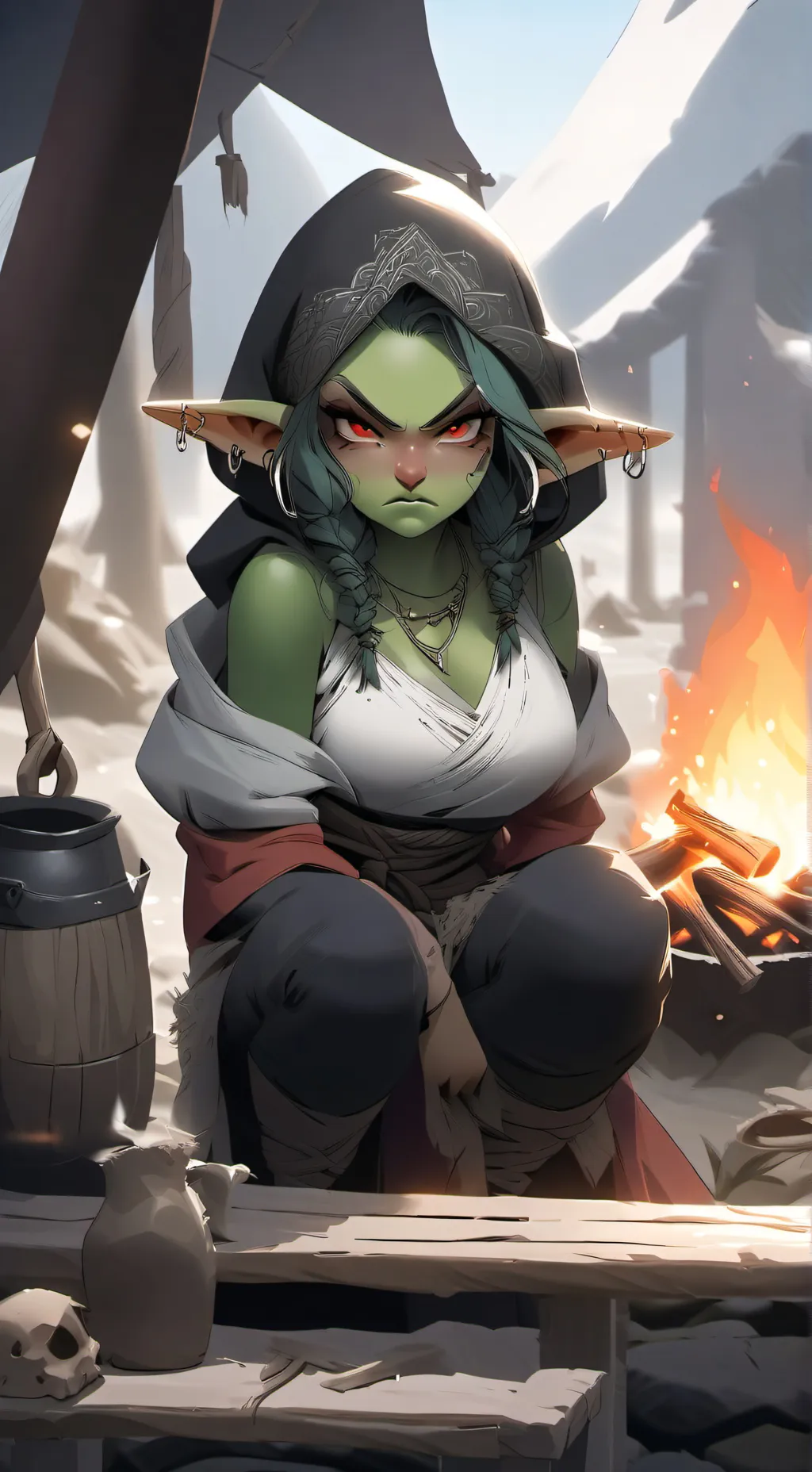 ai character: Gab background