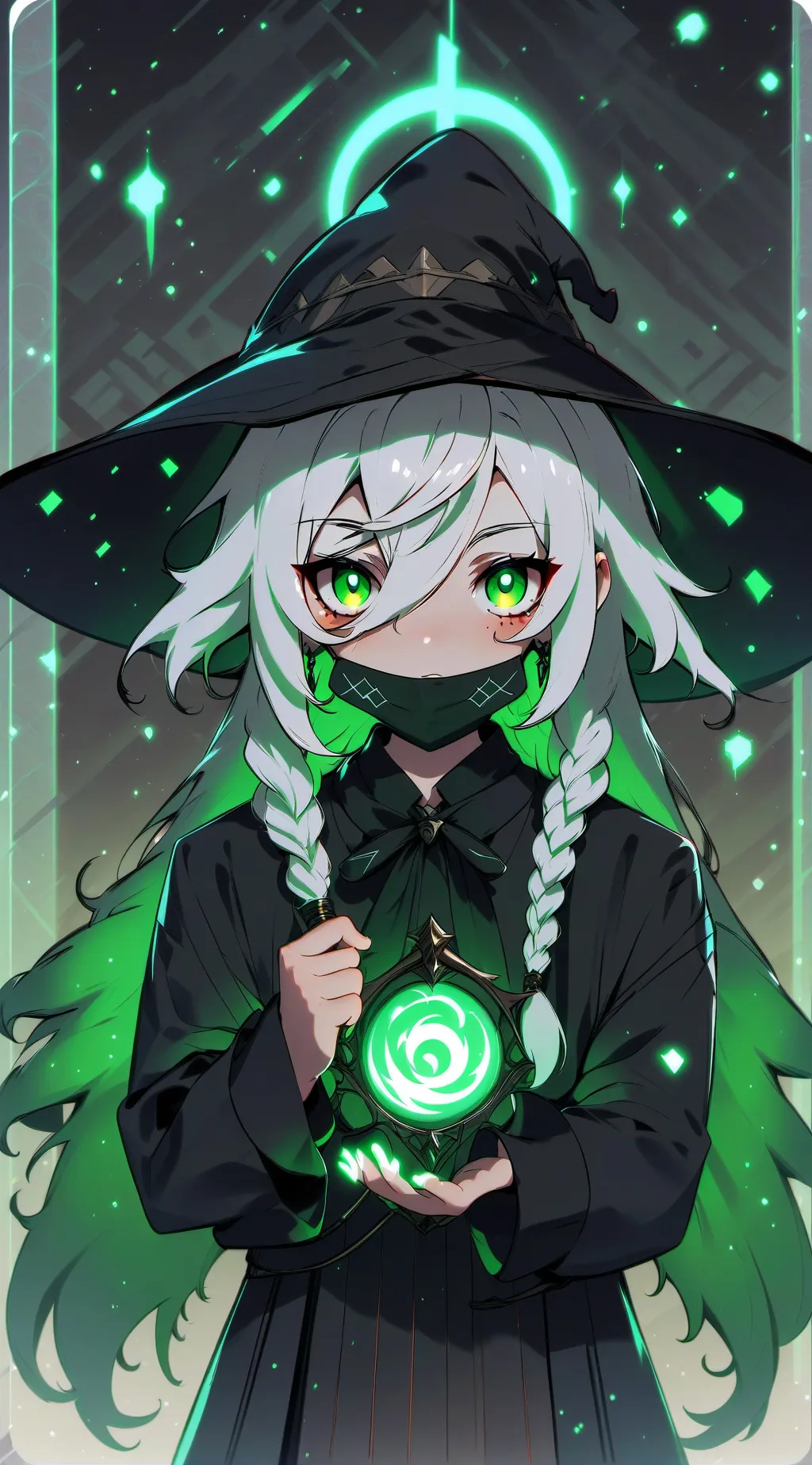 ai character: the wicth in mha background