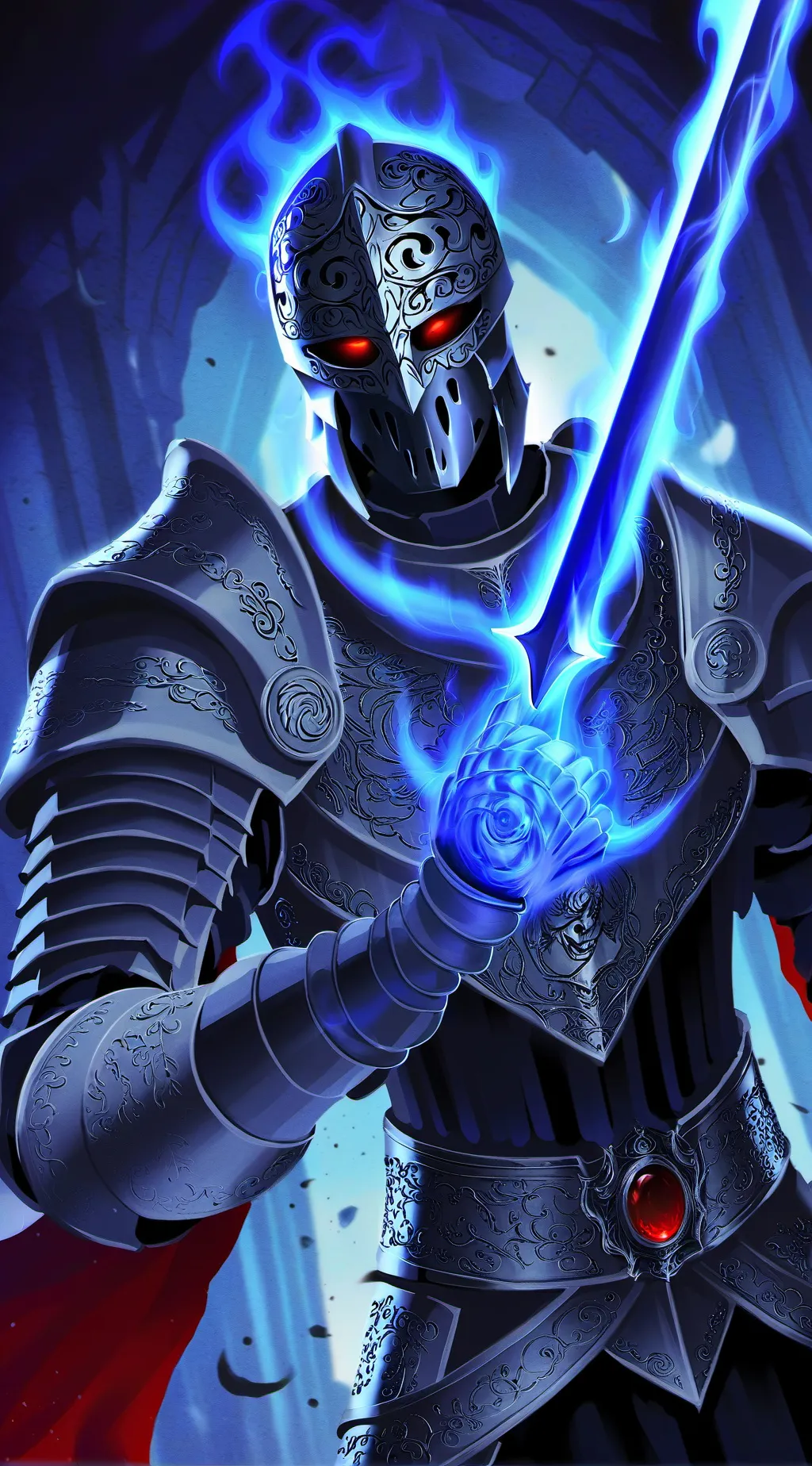 ai character: Shadow background