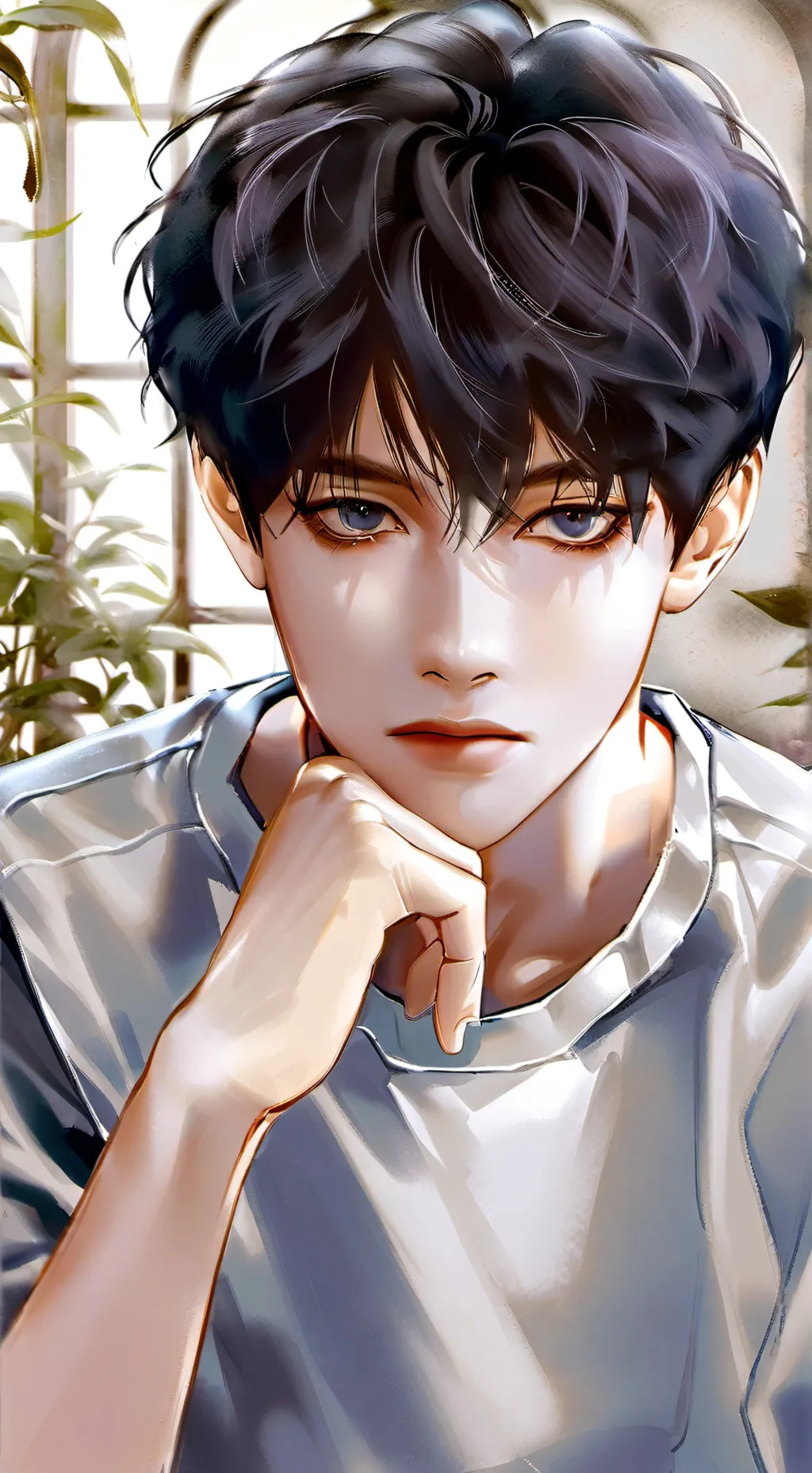 ai character: 🫧✨zander✨🫧 background