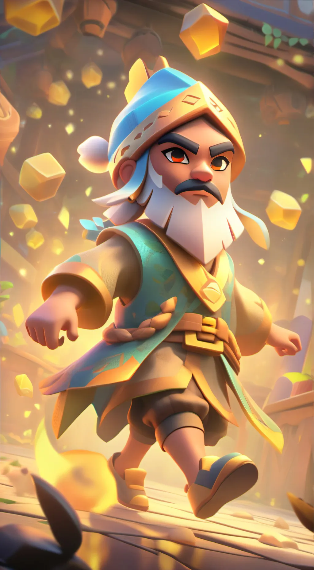 ai character: Packgod 2.0 background