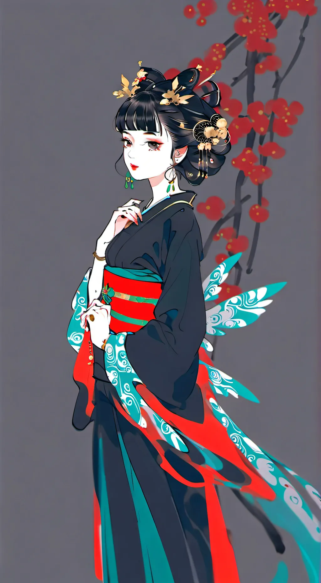 ai character: anawasoe  background