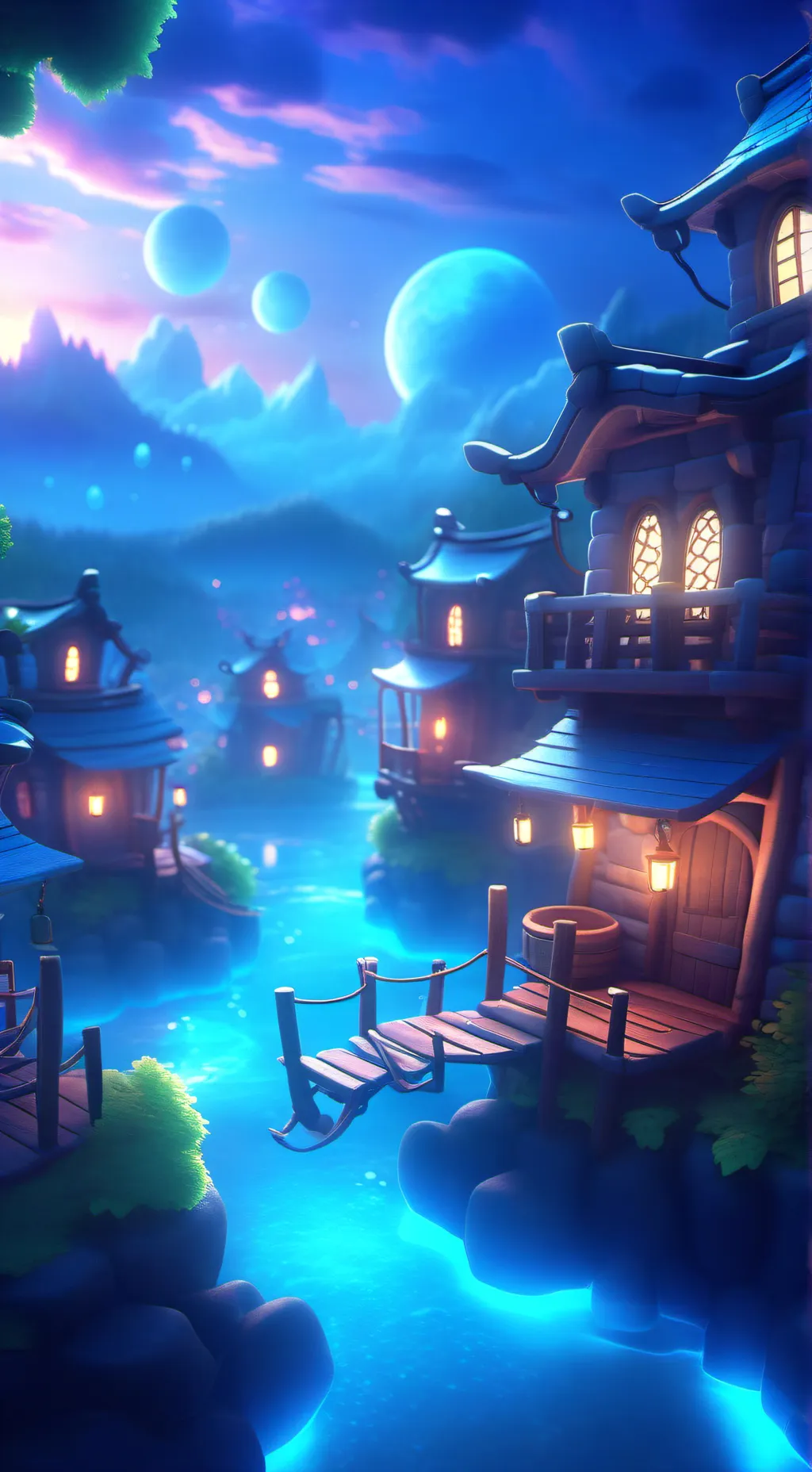 ai character: bigbang concert  background