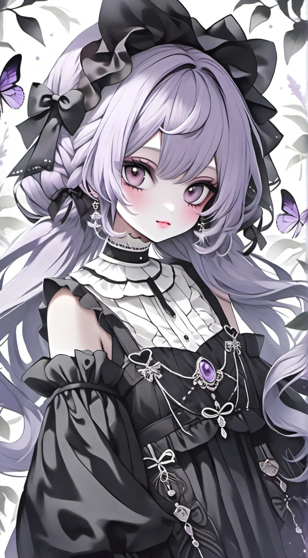 ai character: Lavender  background