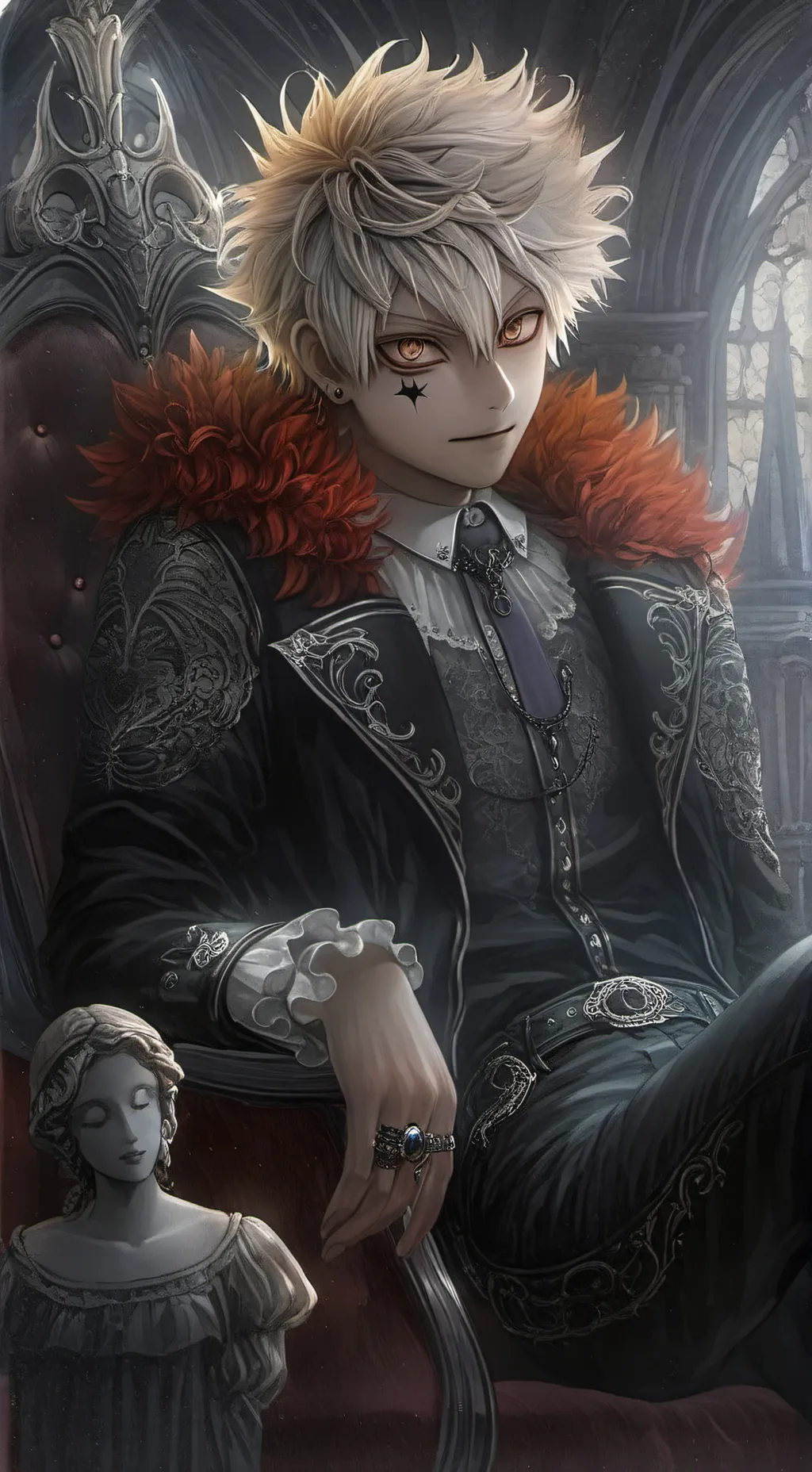 ai character: mha+digital circus background