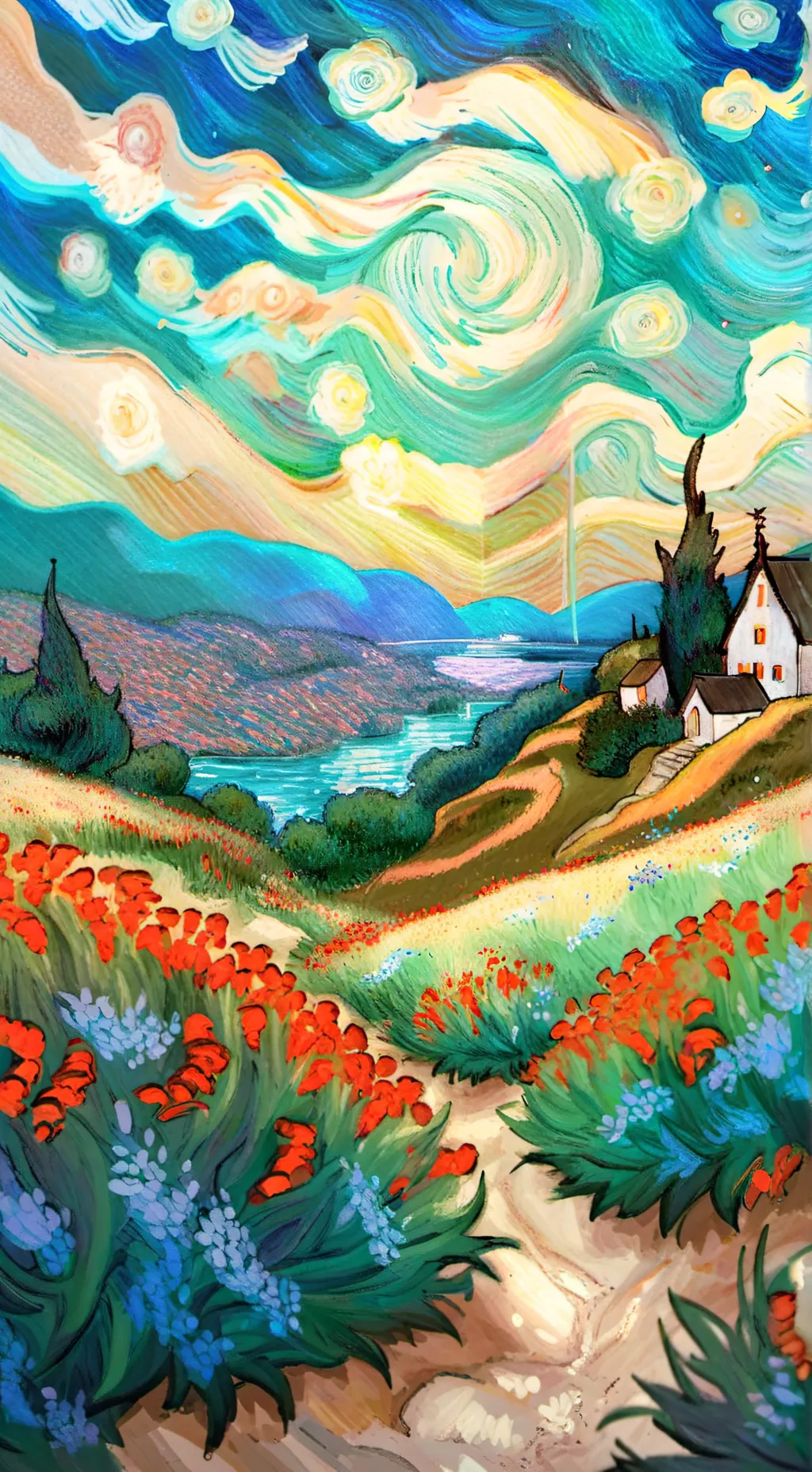 ai character: Dw sleep  background