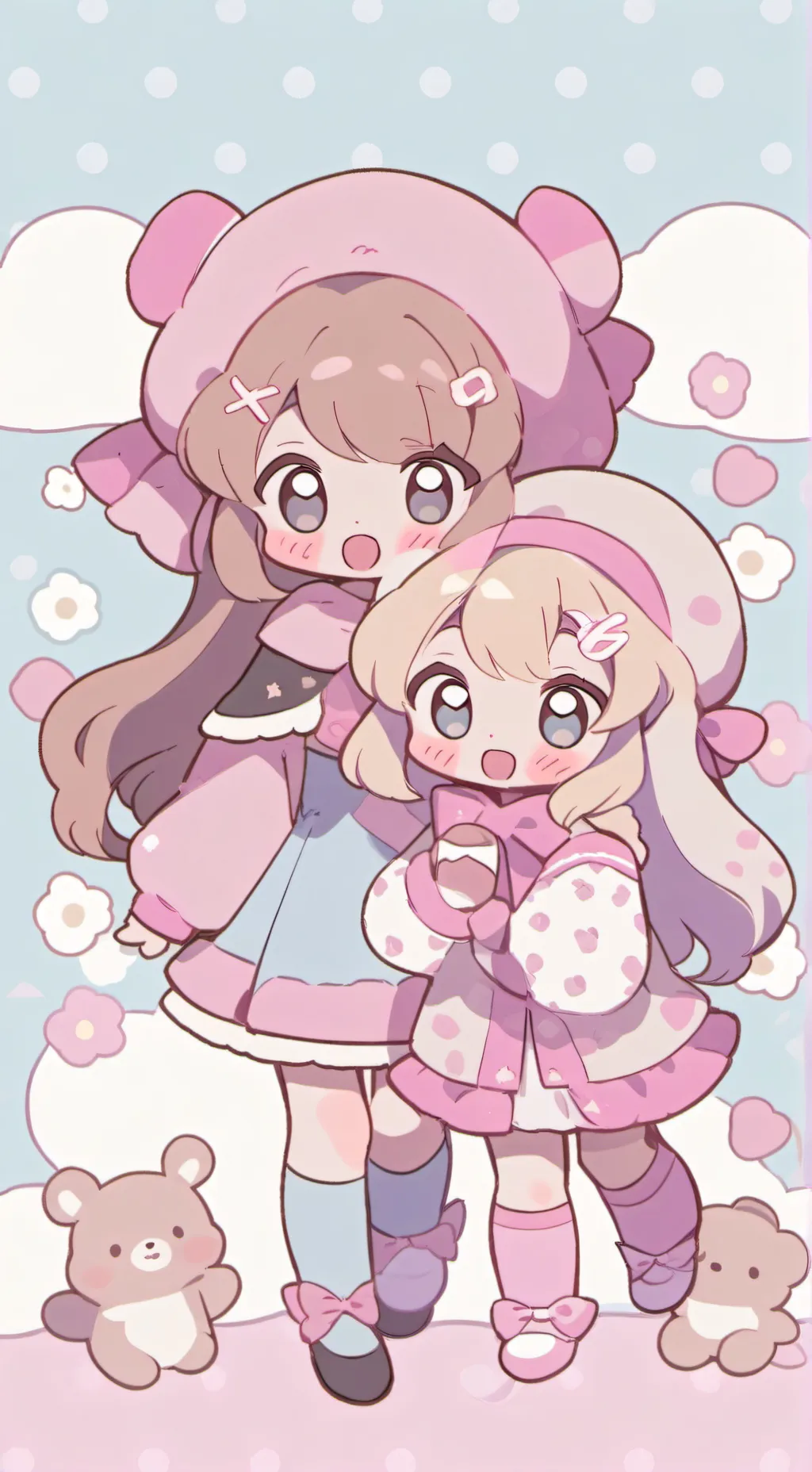 ai character: Leo & Elsie background