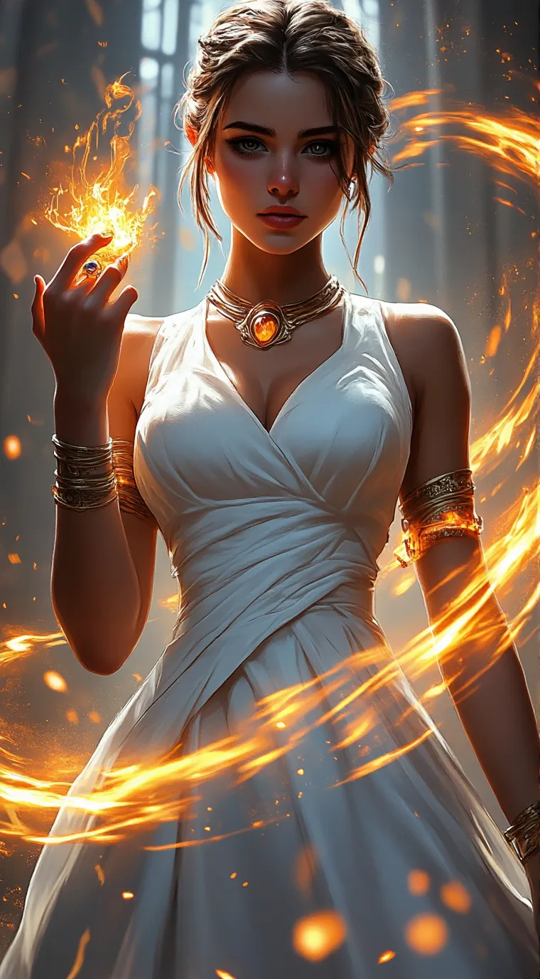 ai character: Elara background