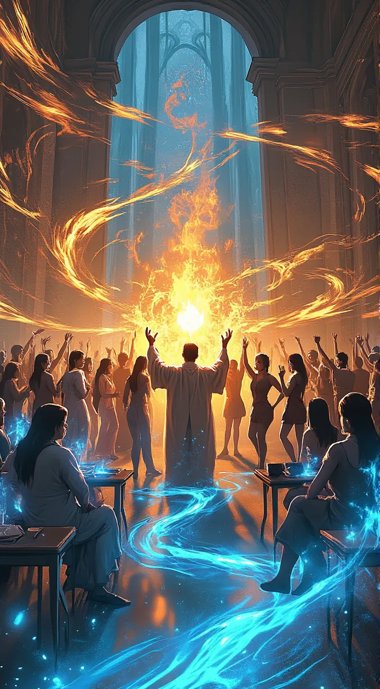 ai character: magic school background