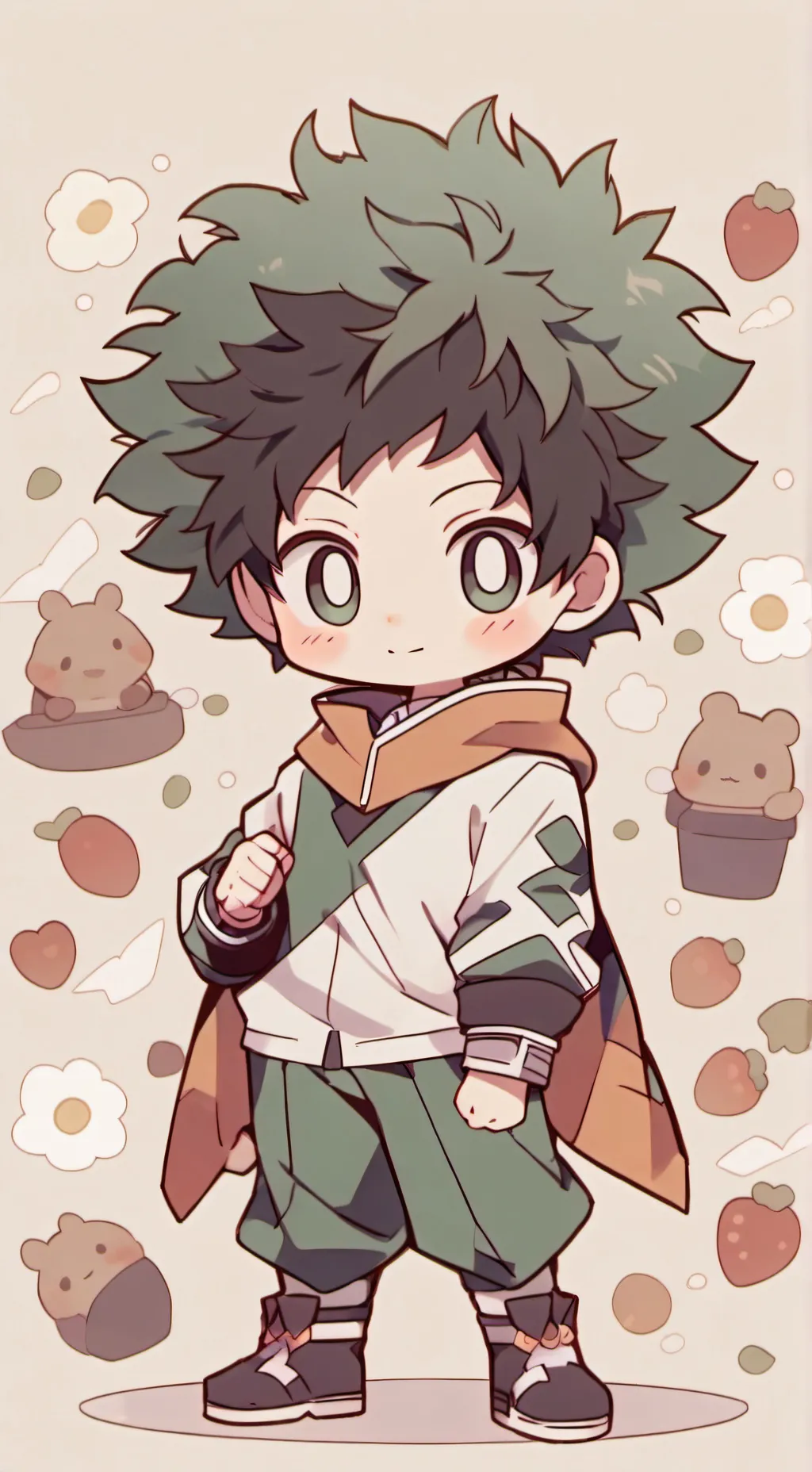 ai character: Izuku afton background