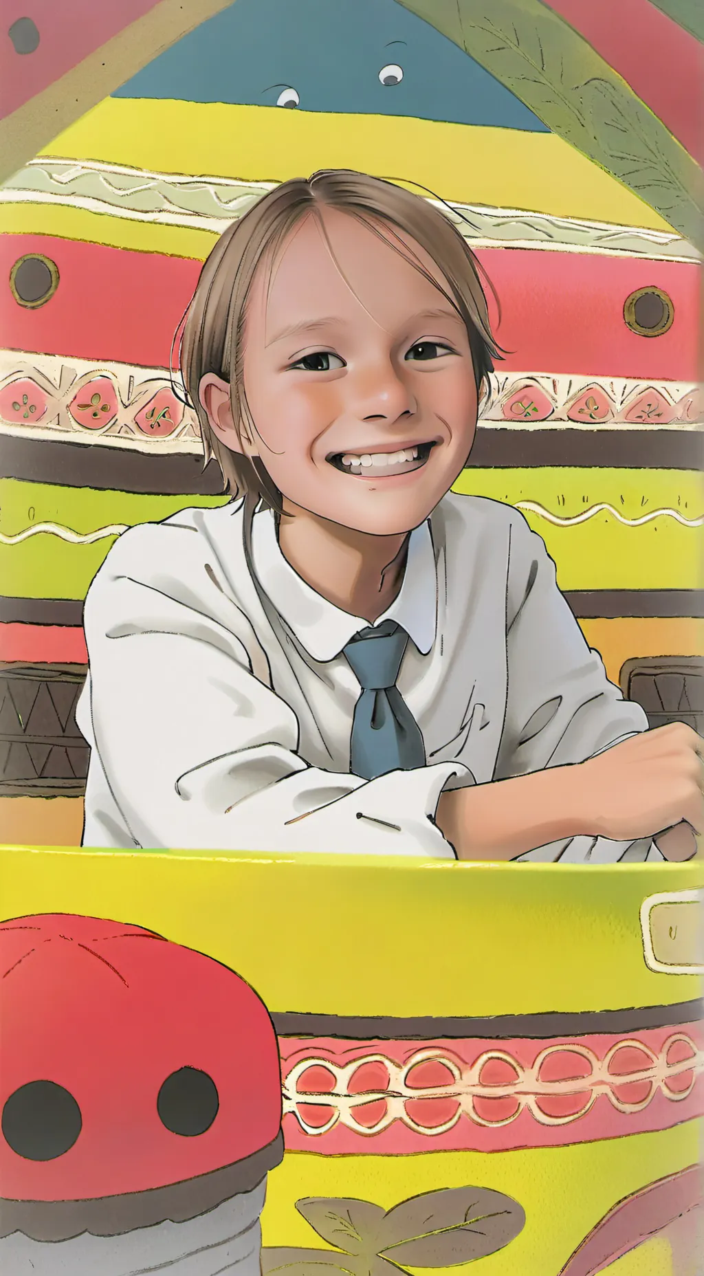 ai character: My school  background