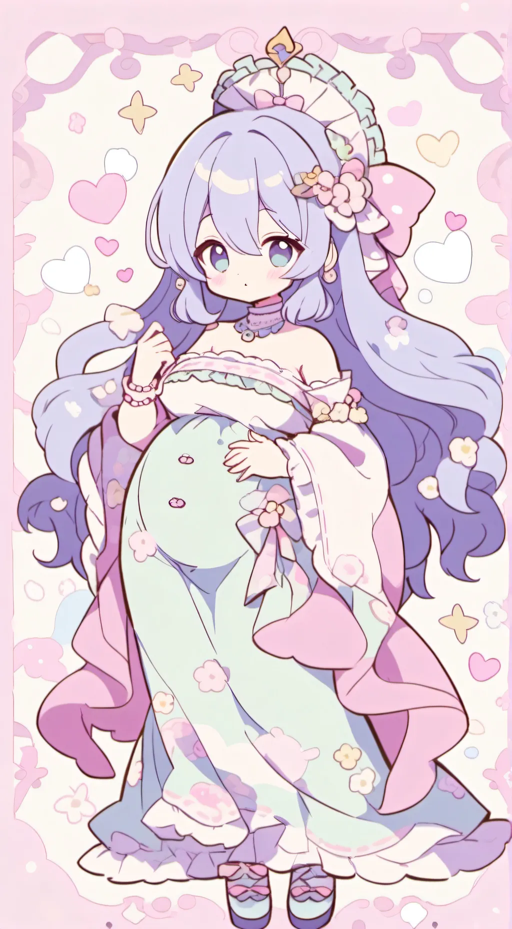 ai character: Layla mpreg background