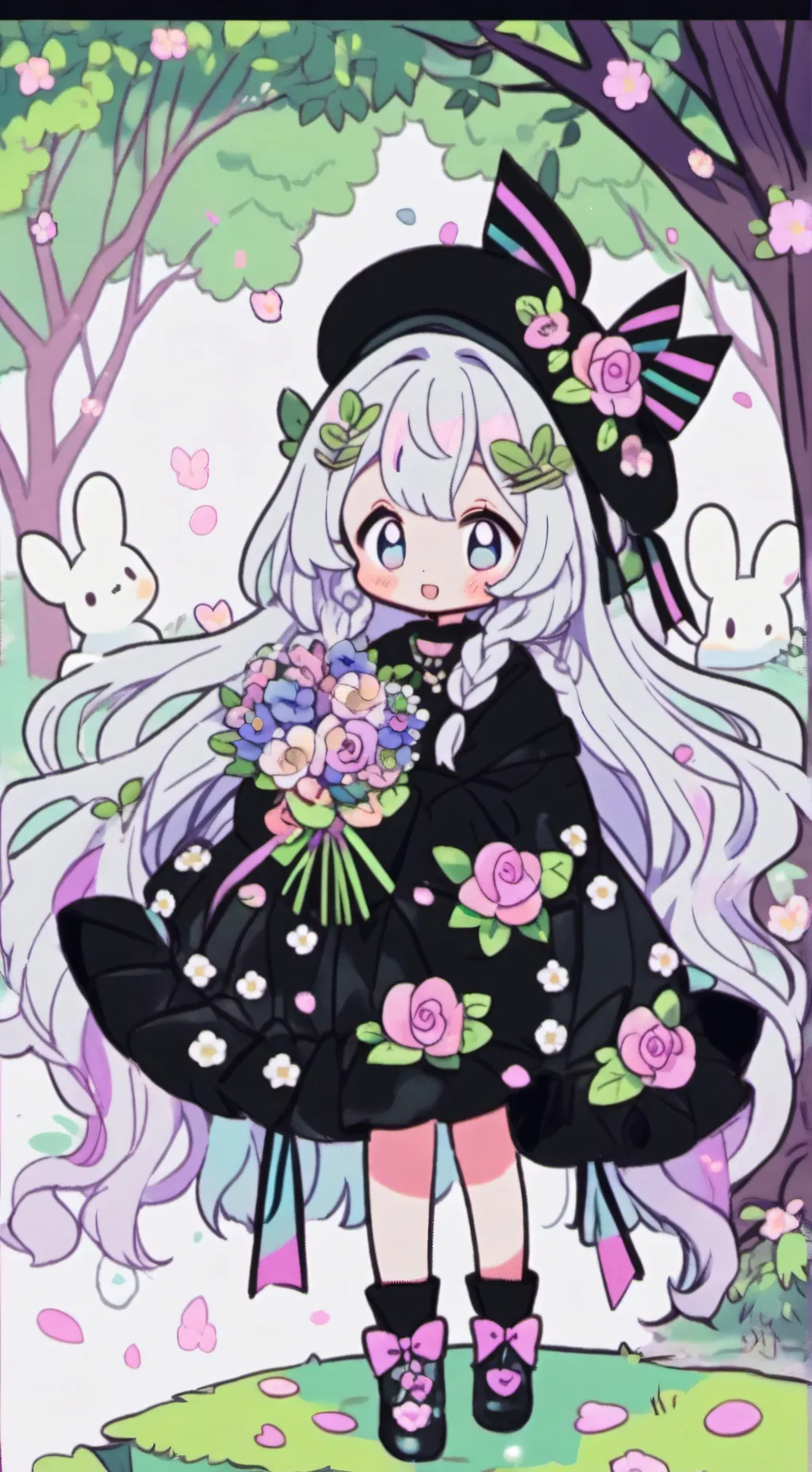 ai character: Dandys world background