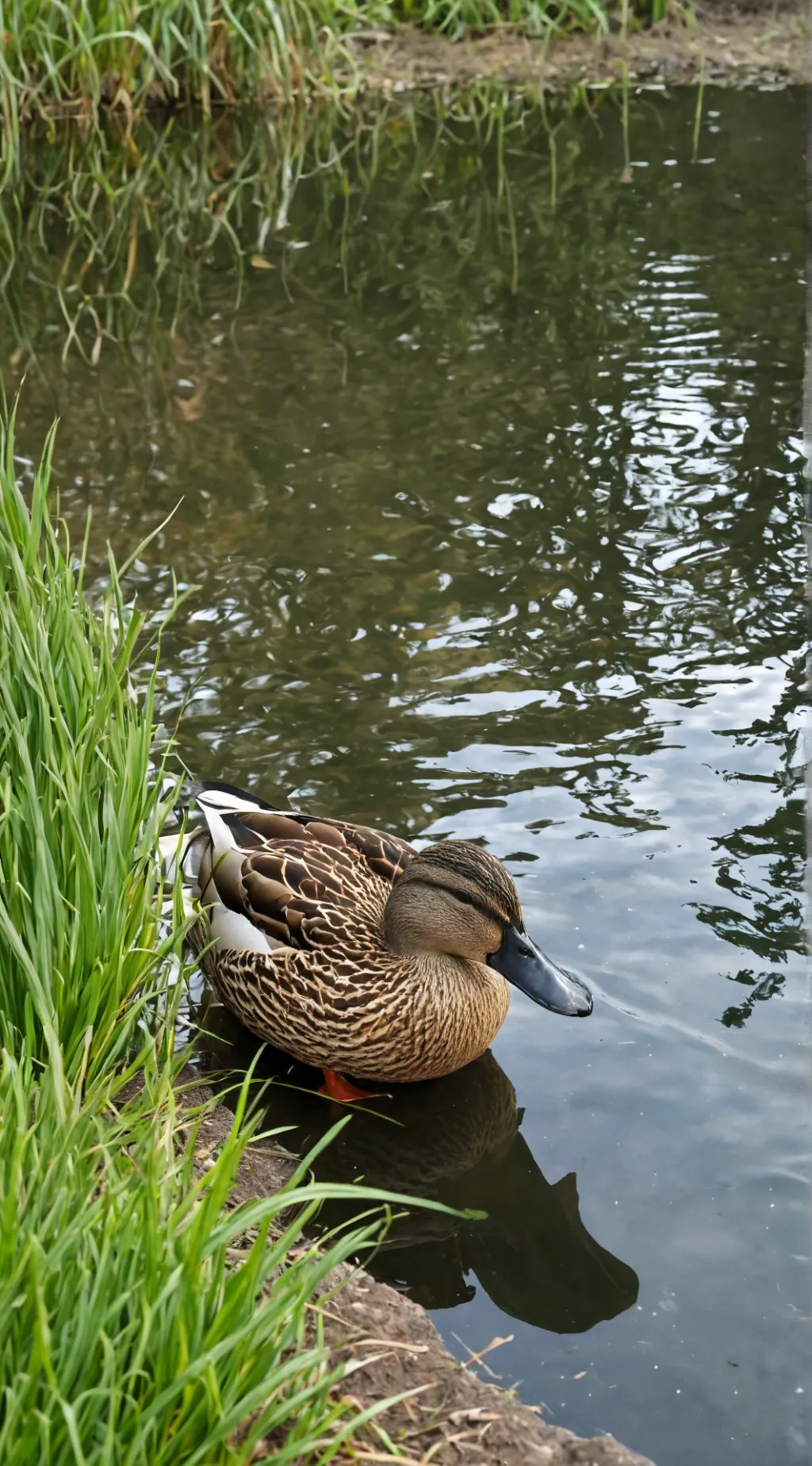 ai character: Duck background