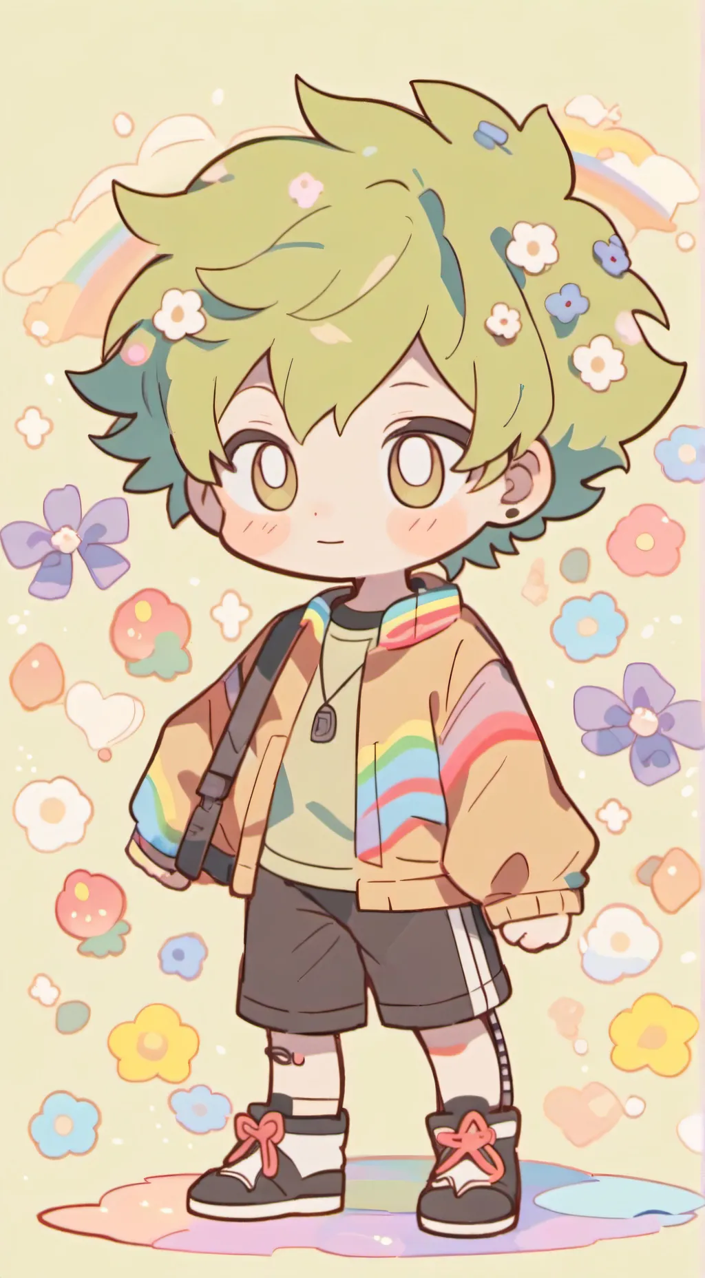 ai character: DANDYS WORLD background