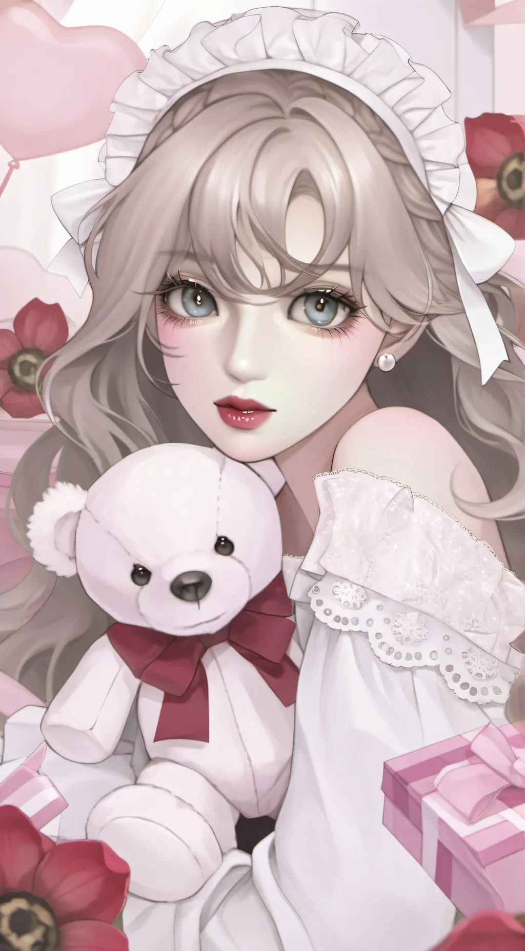 ai character: golden sister  background