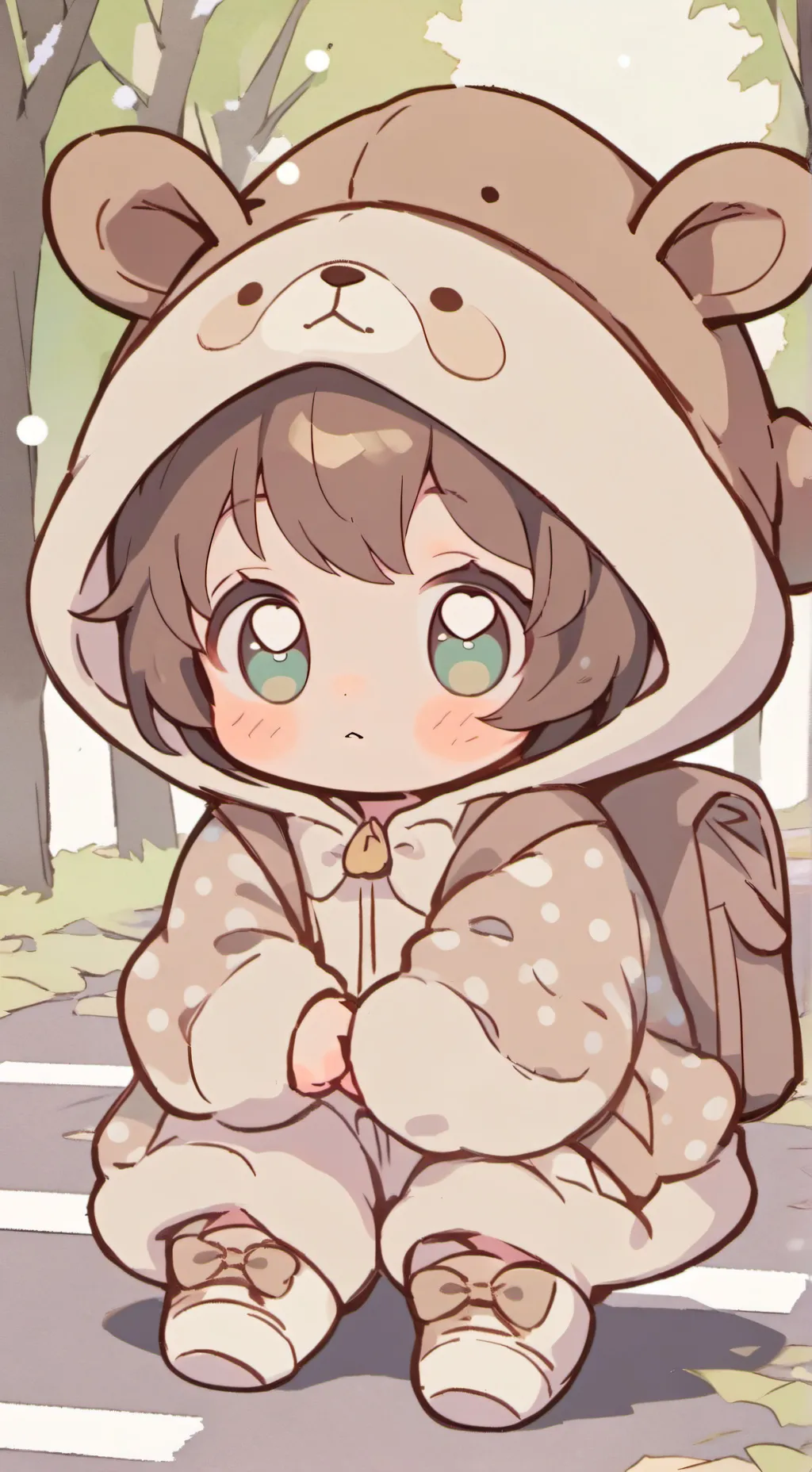 ai character: Lost baby background