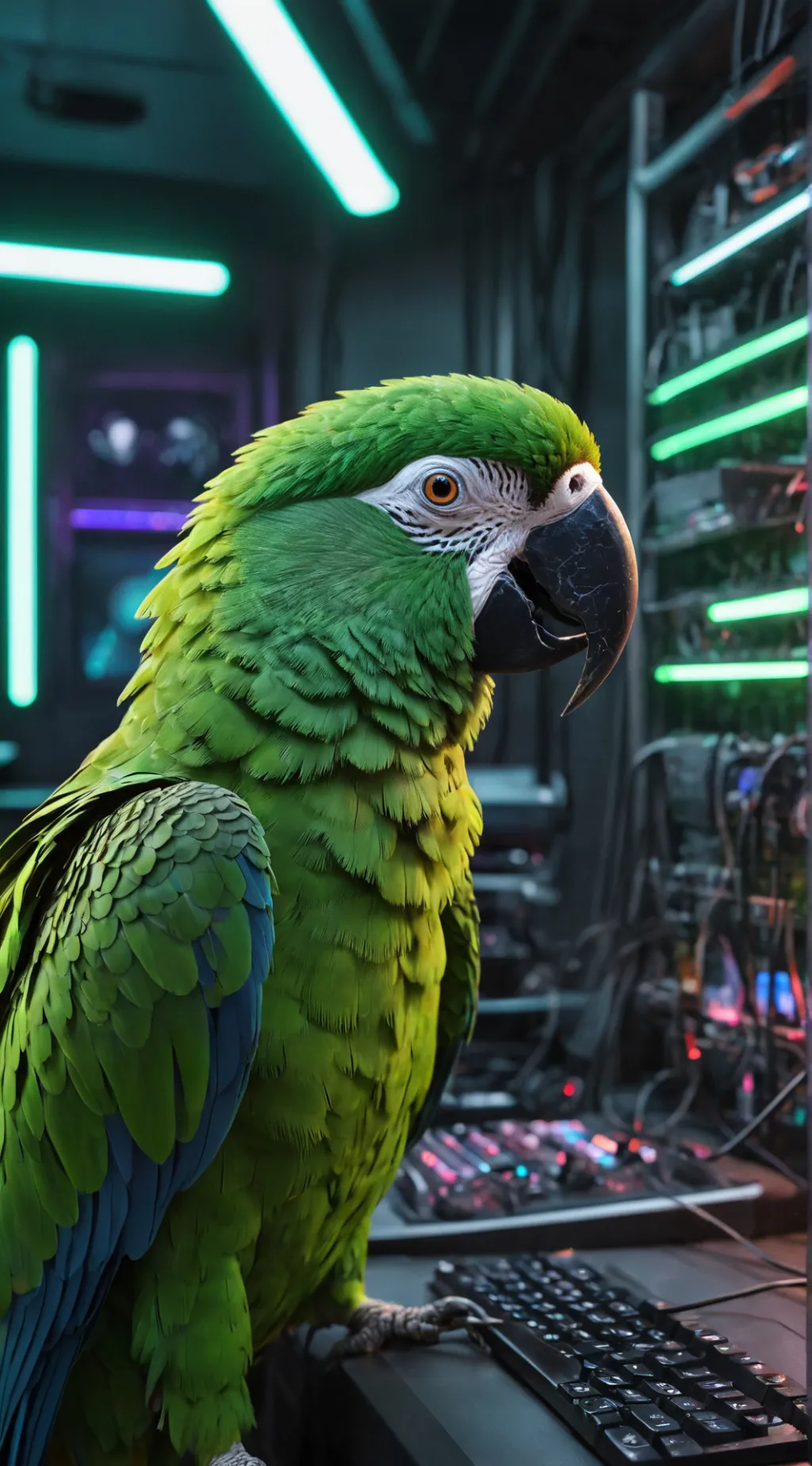 ai character: Byte background