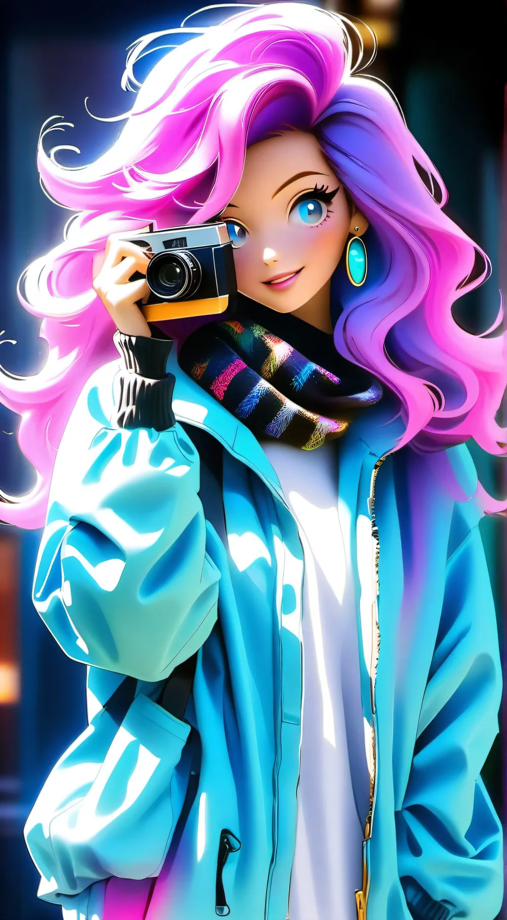 ai character: The Time Traveling Blogger background