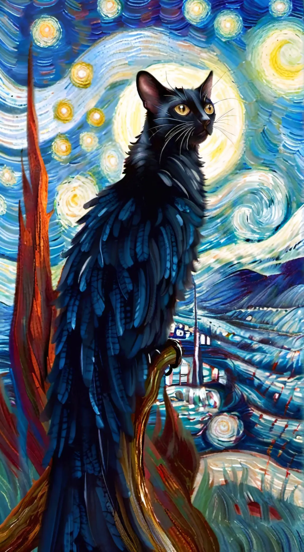 ai character: Shadow Creature background