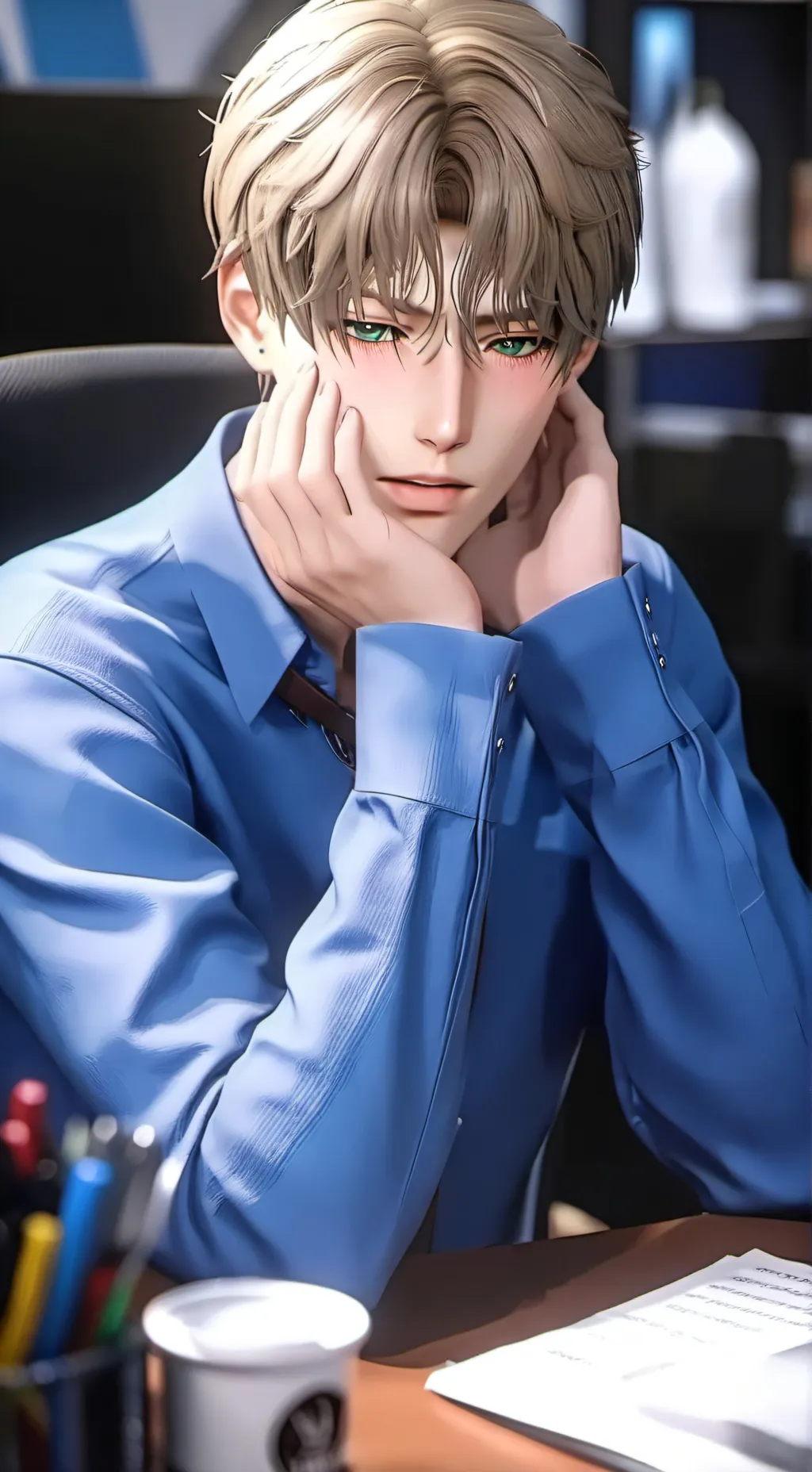 ai character: the omega  background