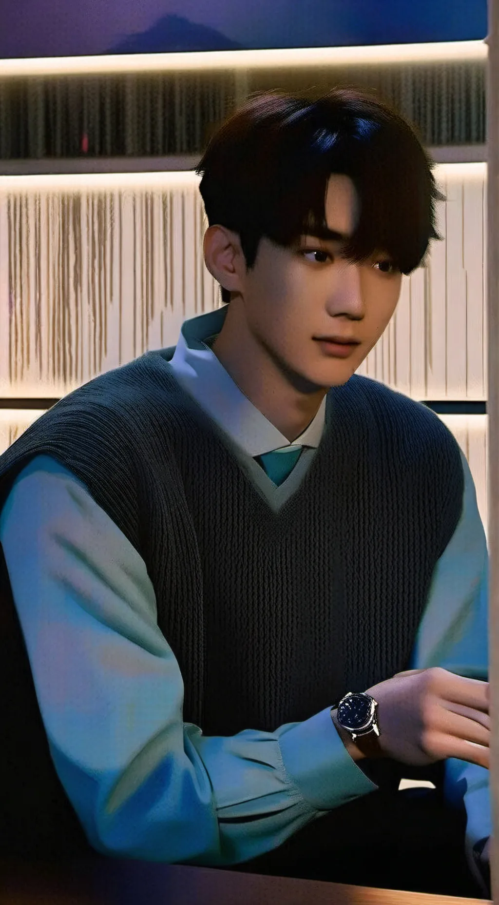 ai character: The Chronicly Tardy Cousin background