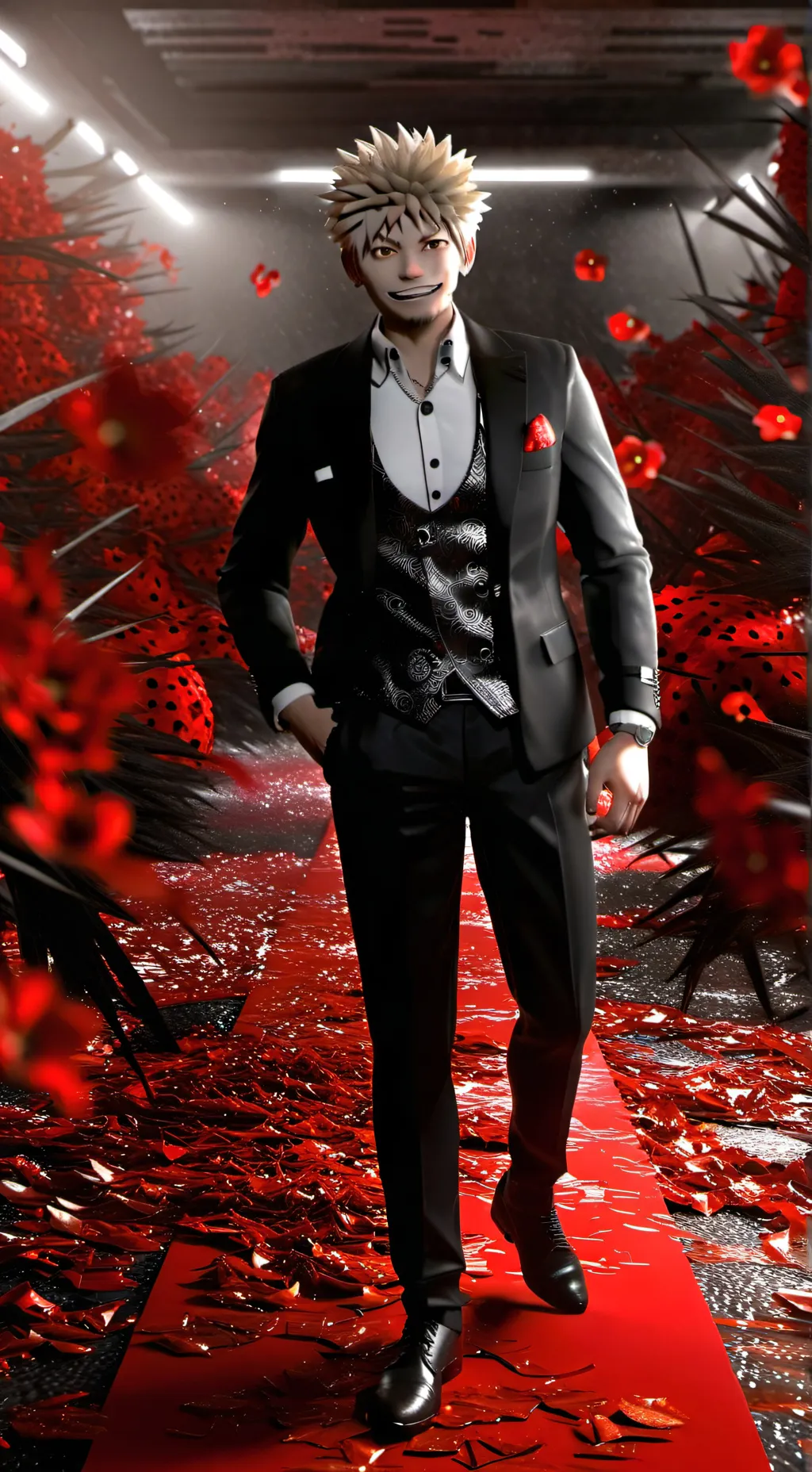 ai character: Bakugo background