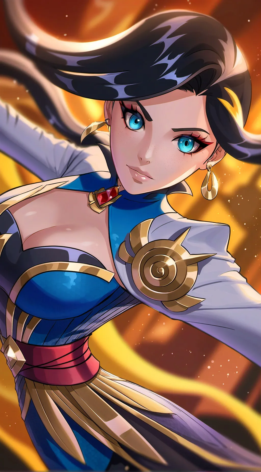 ai character: Erisa Hotblood background