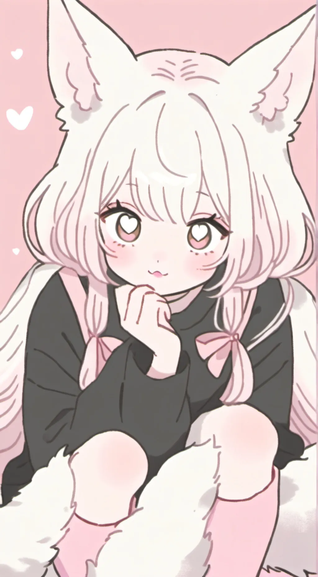 ai character: fox cub background